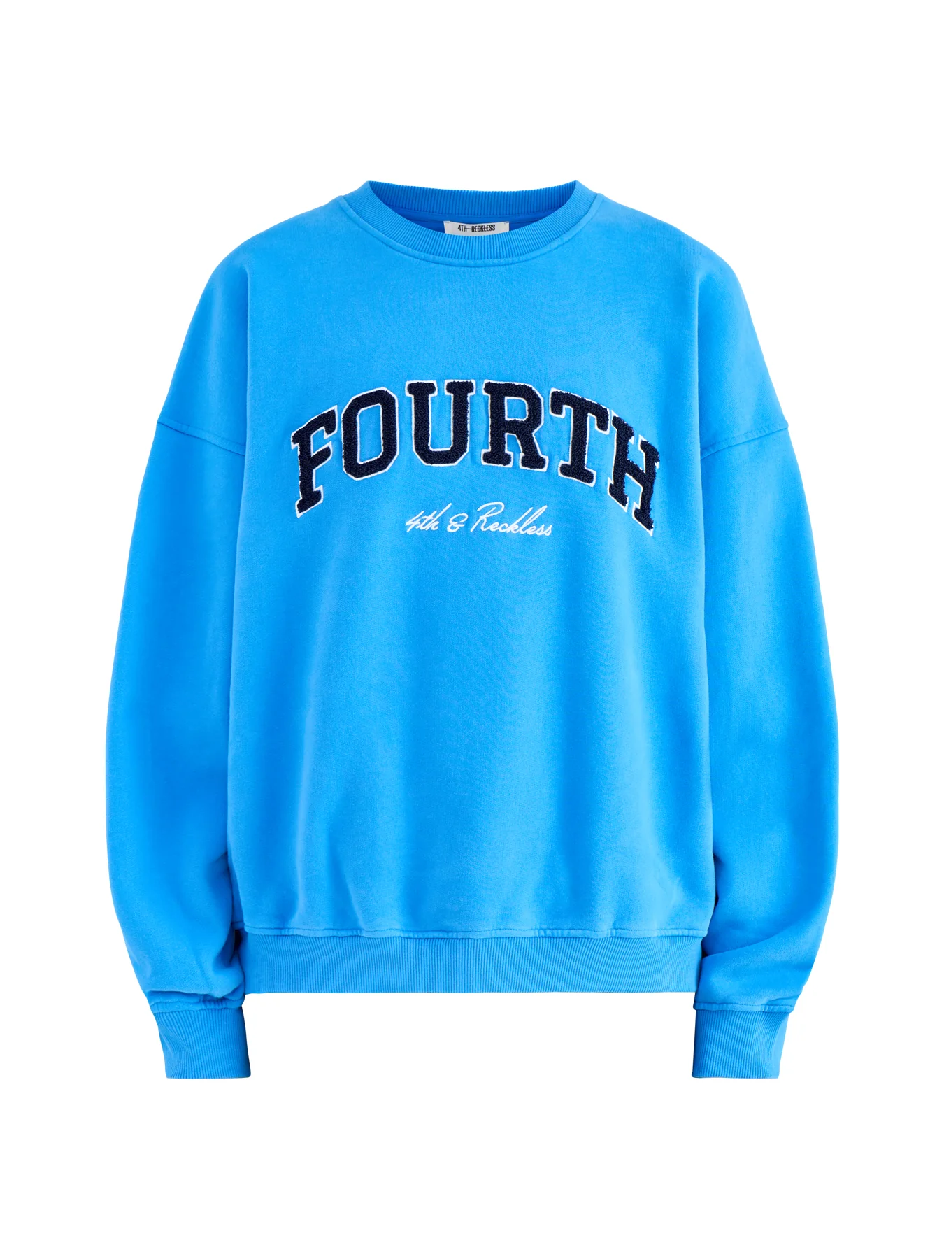 Leon Cotton Sweatshirt Blue