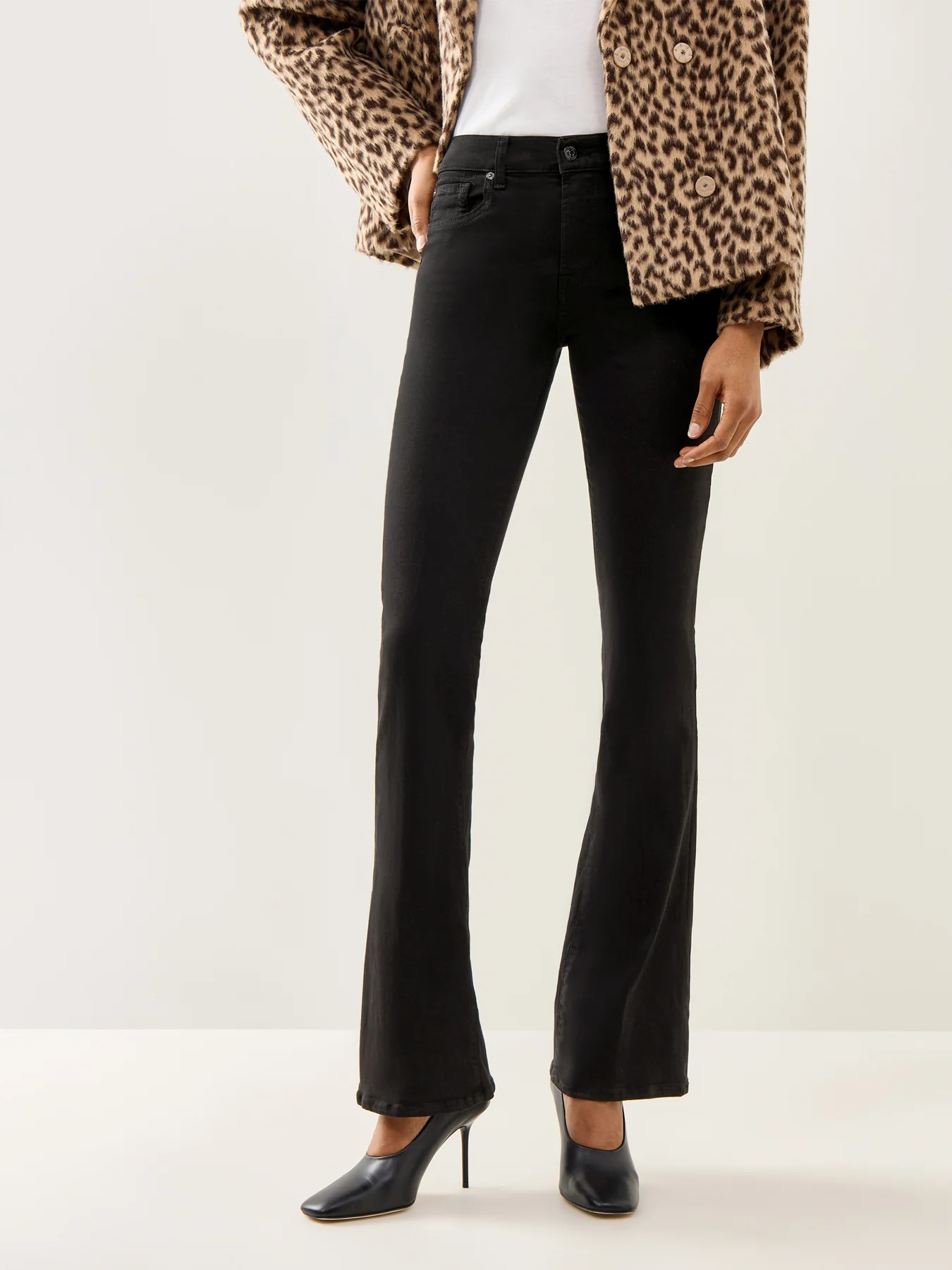 Bootcut Bair Eco Rinsed Black Jeans Black - Image 4