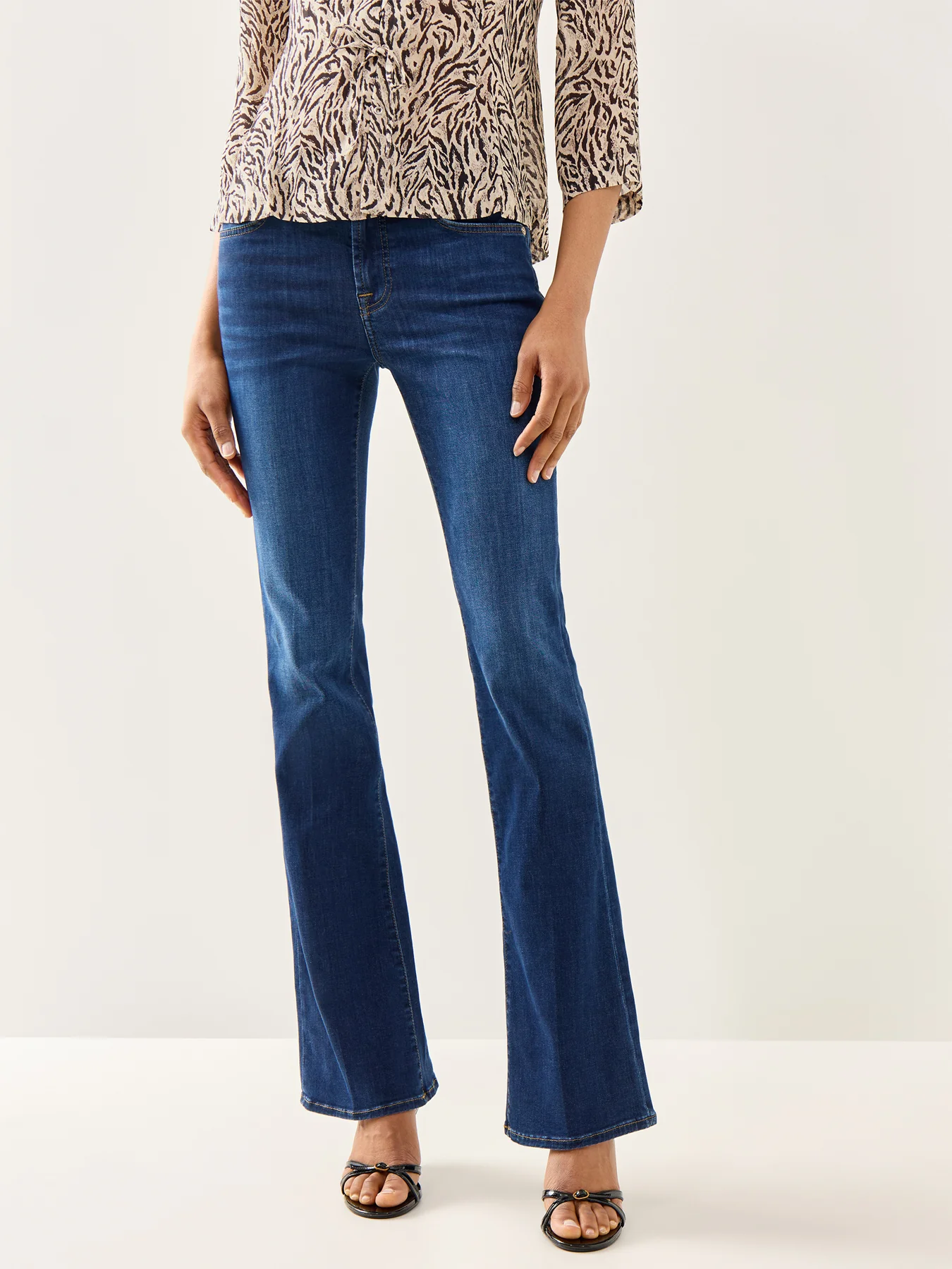 Bootcut Bair Jeans Rinsed Indigo - Image 4
