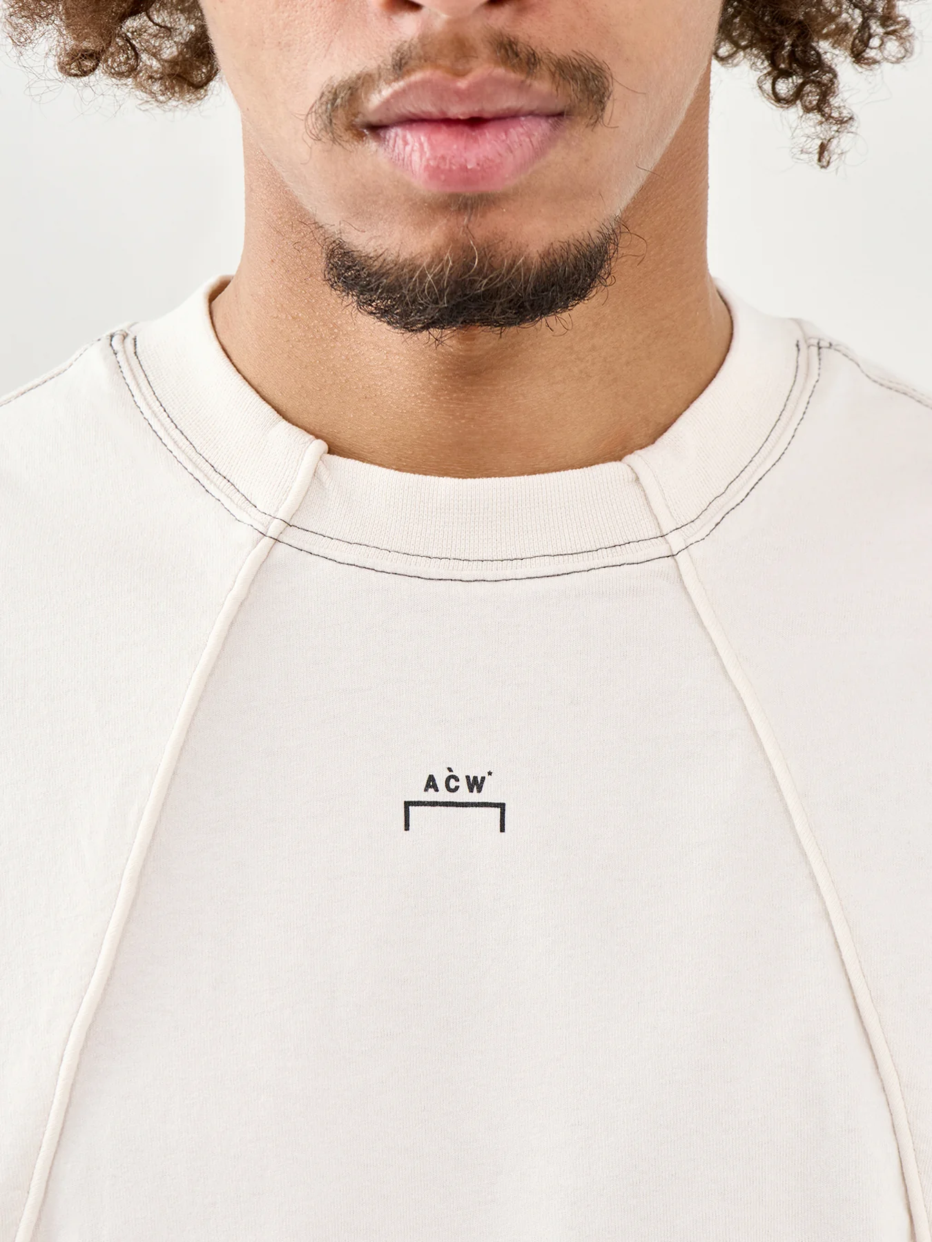 Millbank Cotton T-Shirt Cream - Image 3