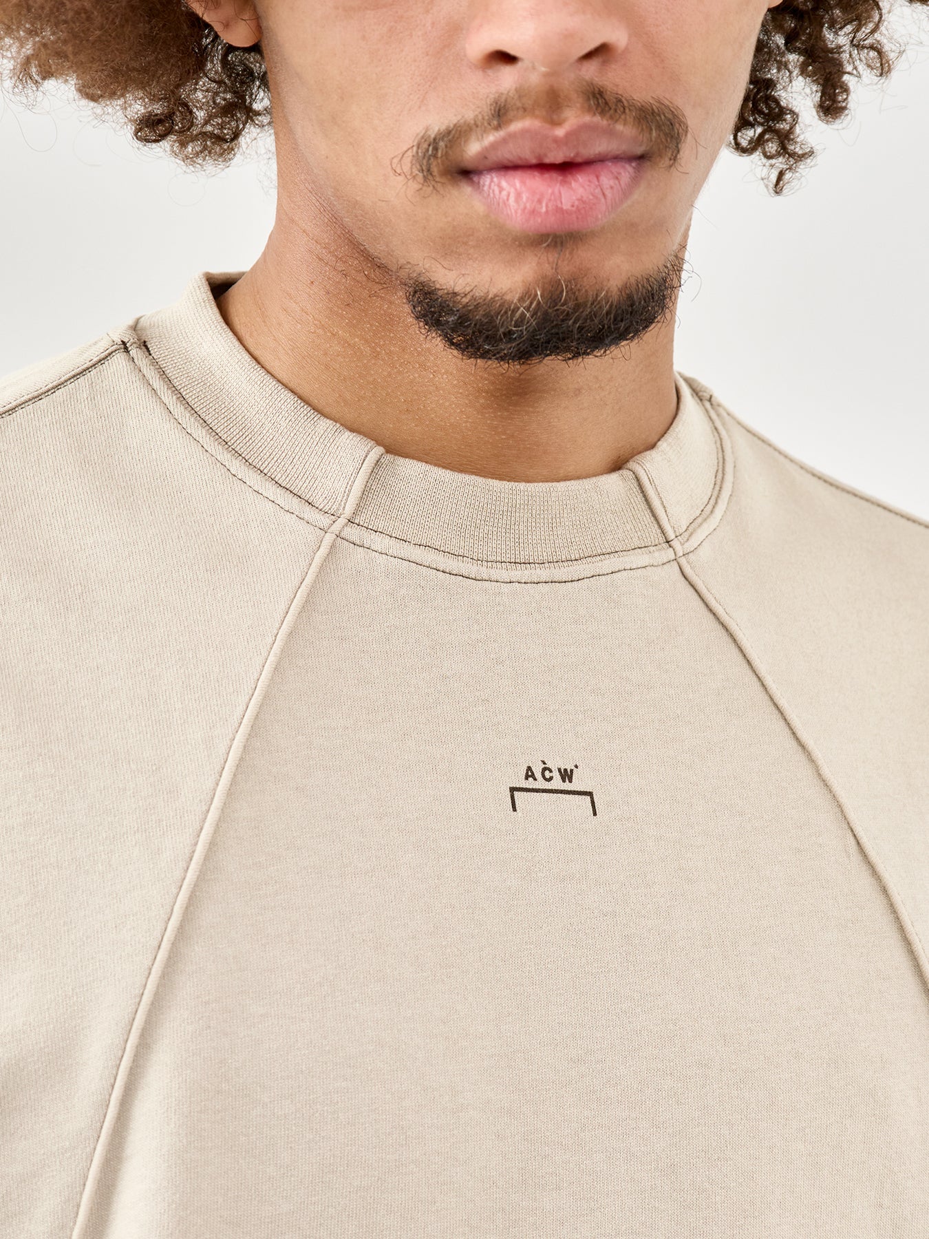 Cotton T-Shirt Beige - Image 3