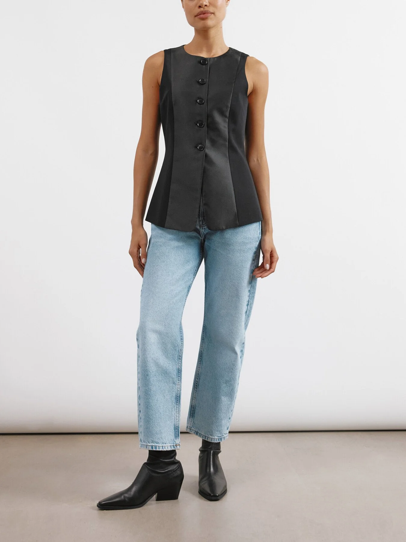 Tuxedo Waistcoat Black - Image 4