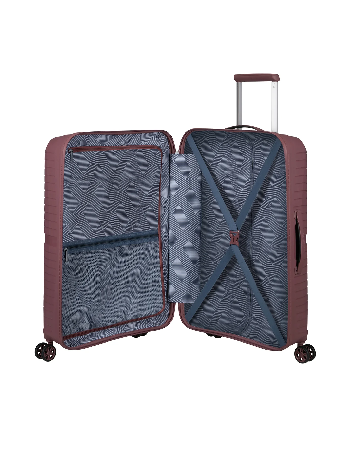 Airconic Medium Suitcase 67cm Purple - Image 3