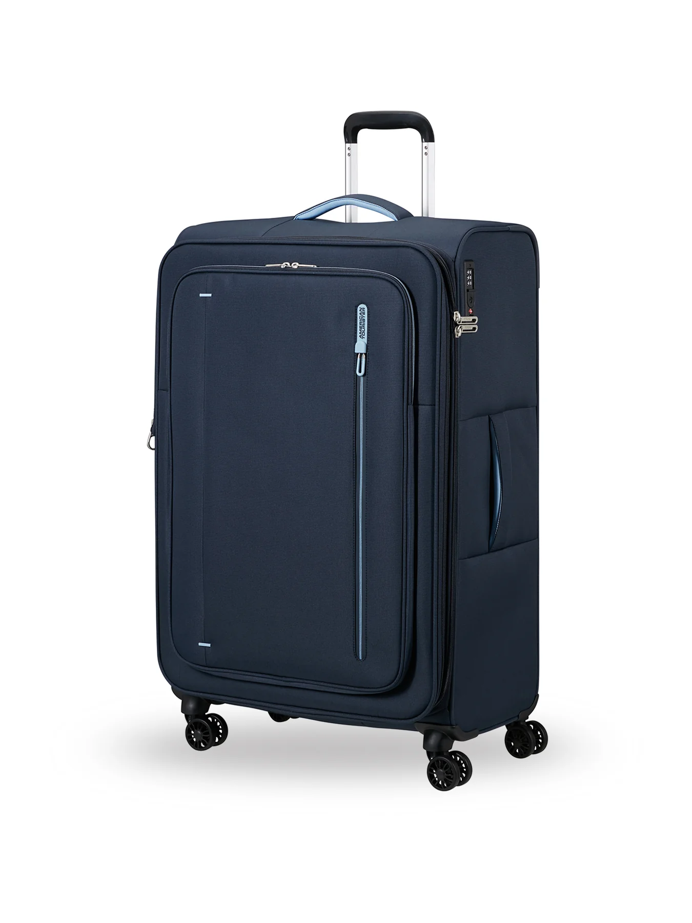 Cloudrider Large Expandable Spinner Suitcase Sky Navy 49cm