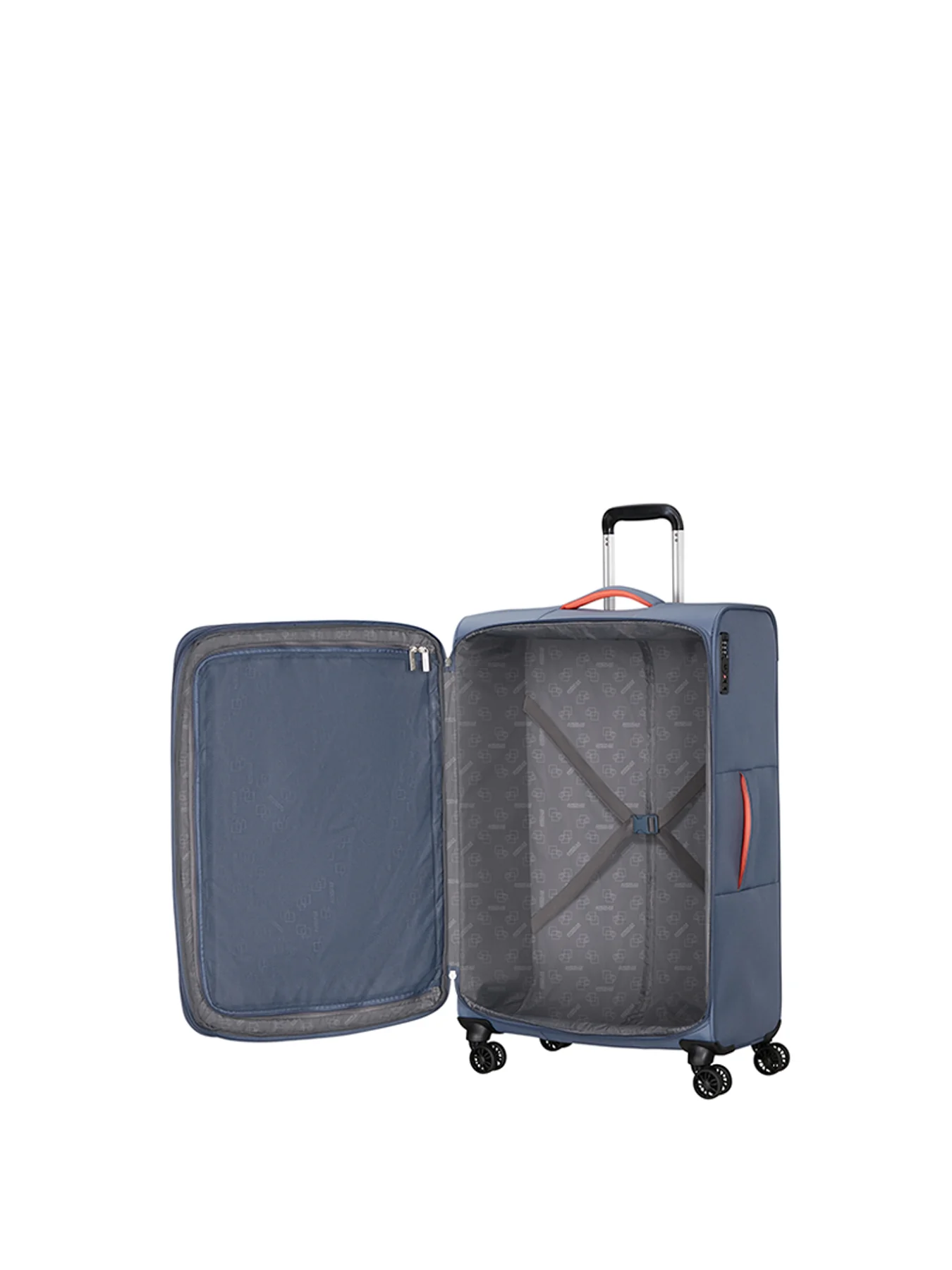 Cloudrider Large Expandable Spinner Suitcase Stone Blue 49cm - Image 2