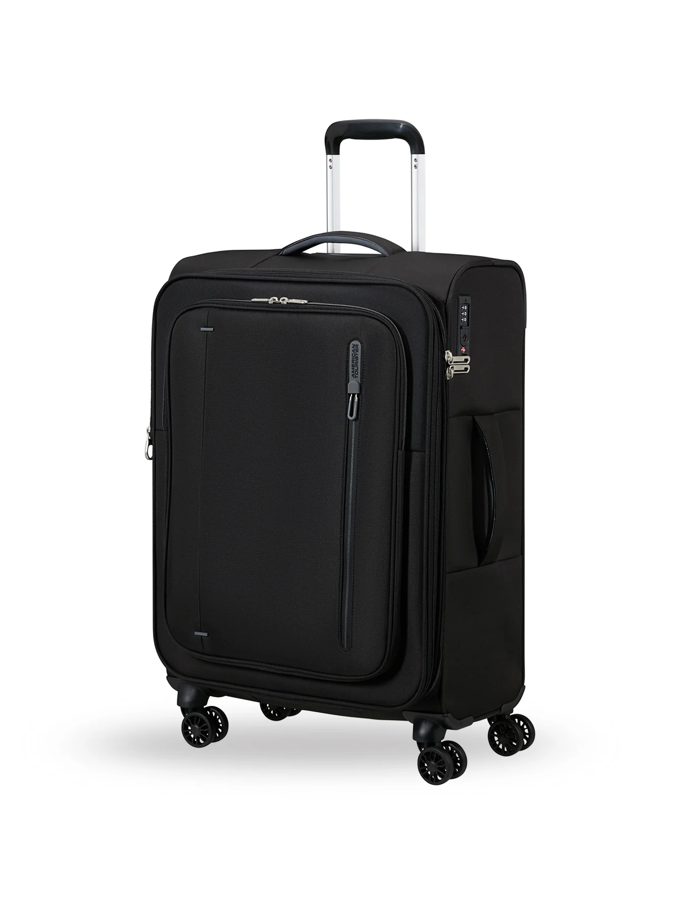 Cloudrider Medium Expandable Spinner Suitcase 44cm Jet Black