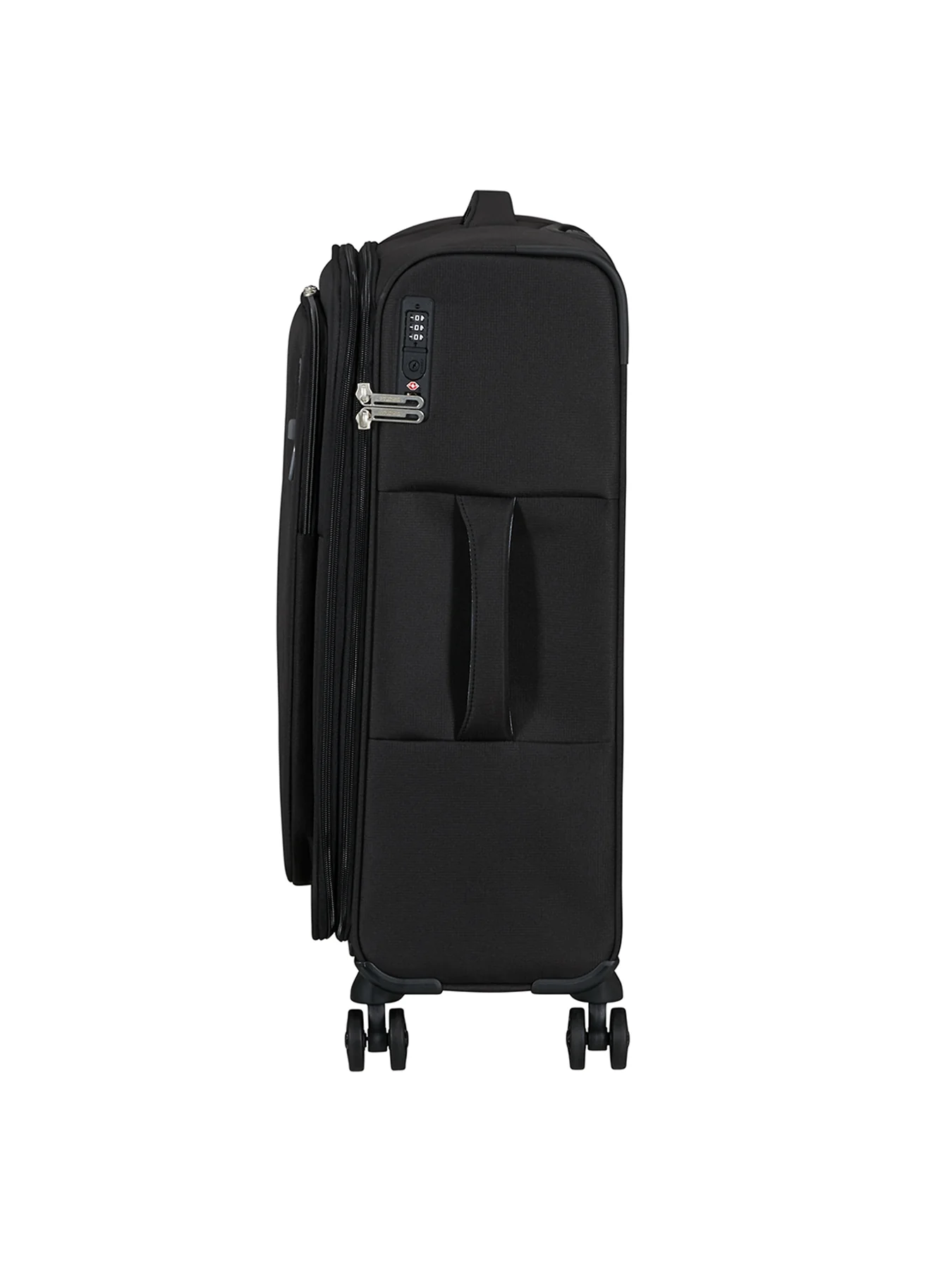 Cloudrider Medium Expandable Spinner Suitcase 44cm Jet Black - Image 3