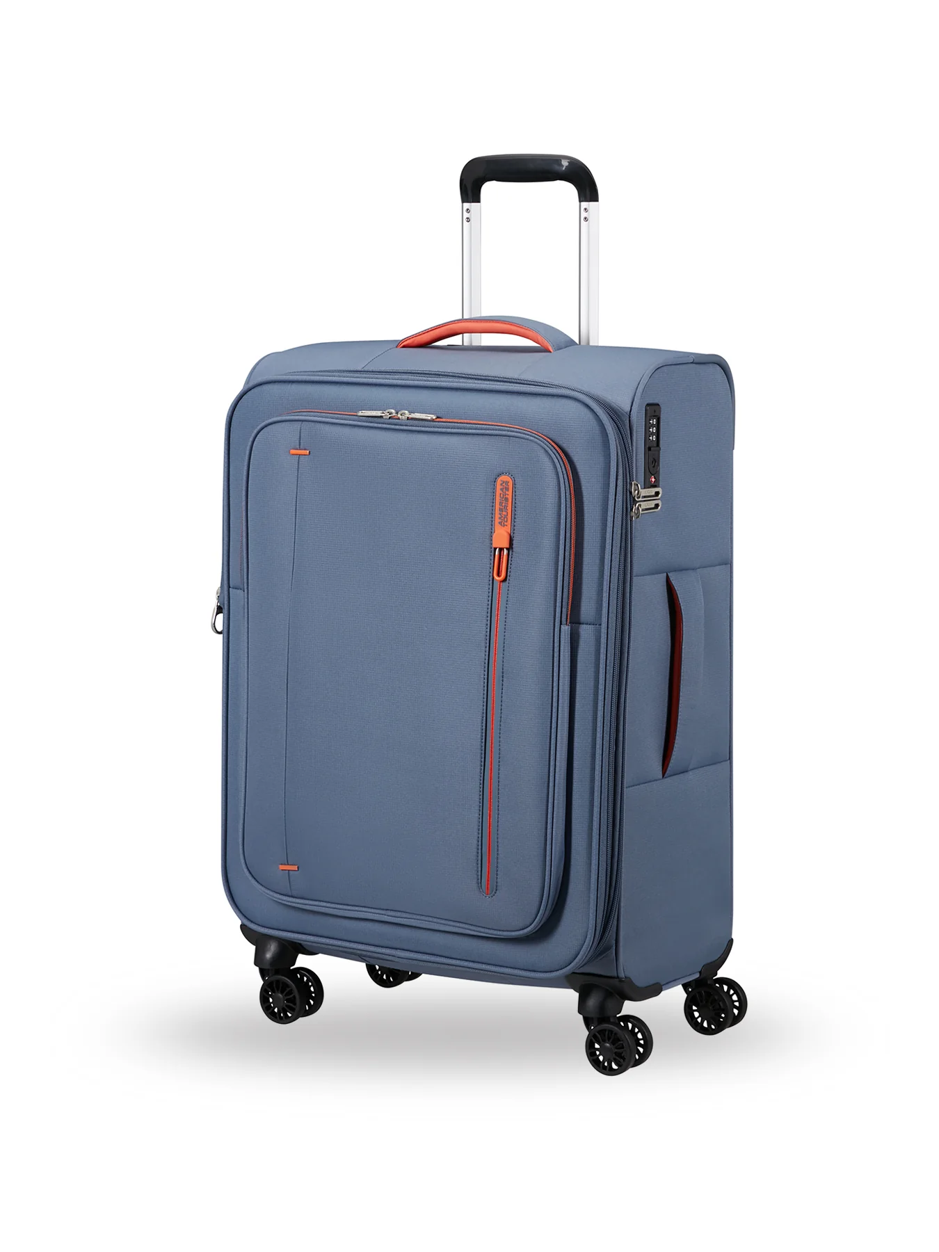 Cloudrider Medium Expandable Spinner Suitcase Stone Blue 49cm
