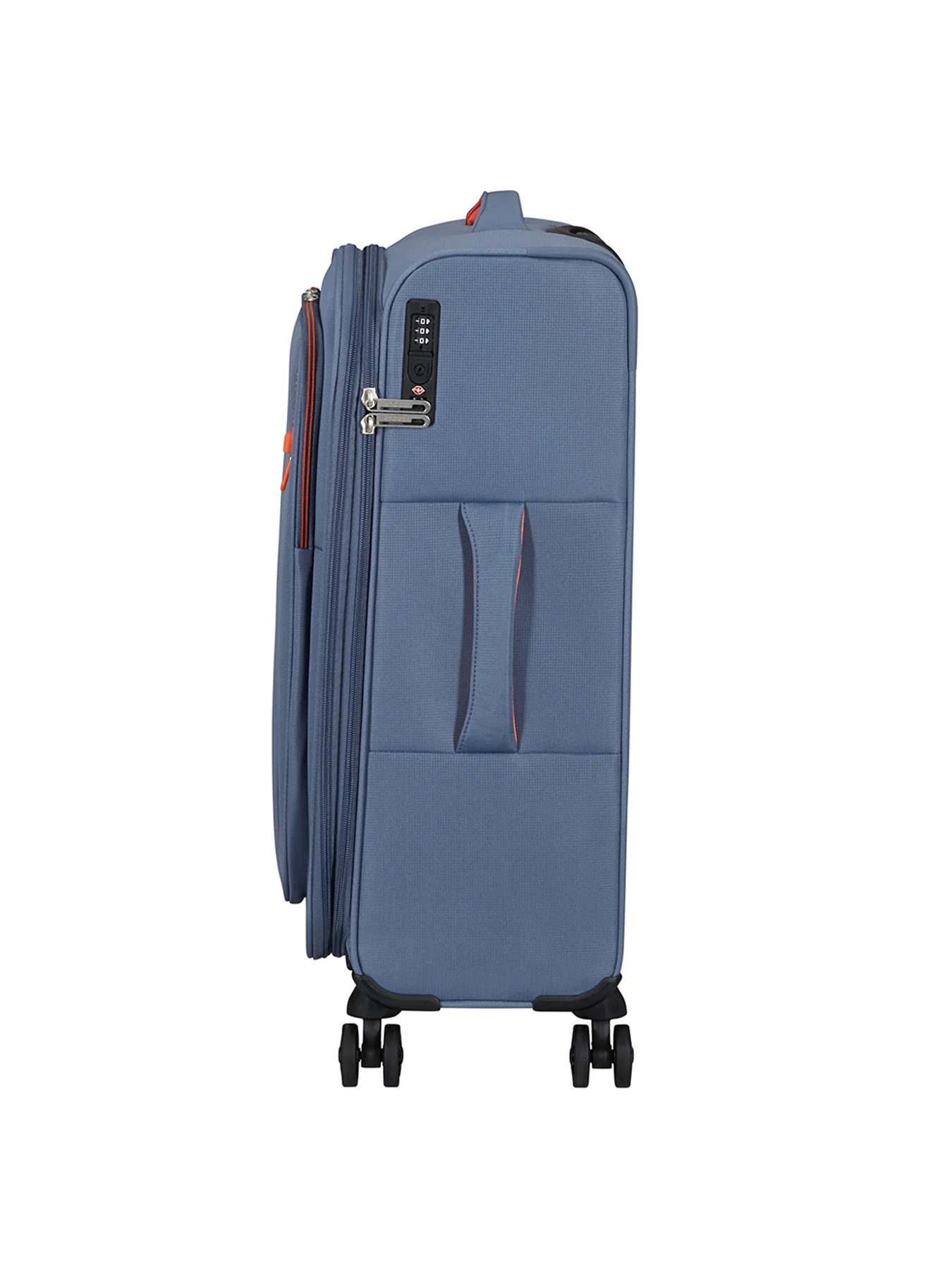 Cloudrider Medium Expandable Spinner Suitcase Stone Blue 49cm - Image 4