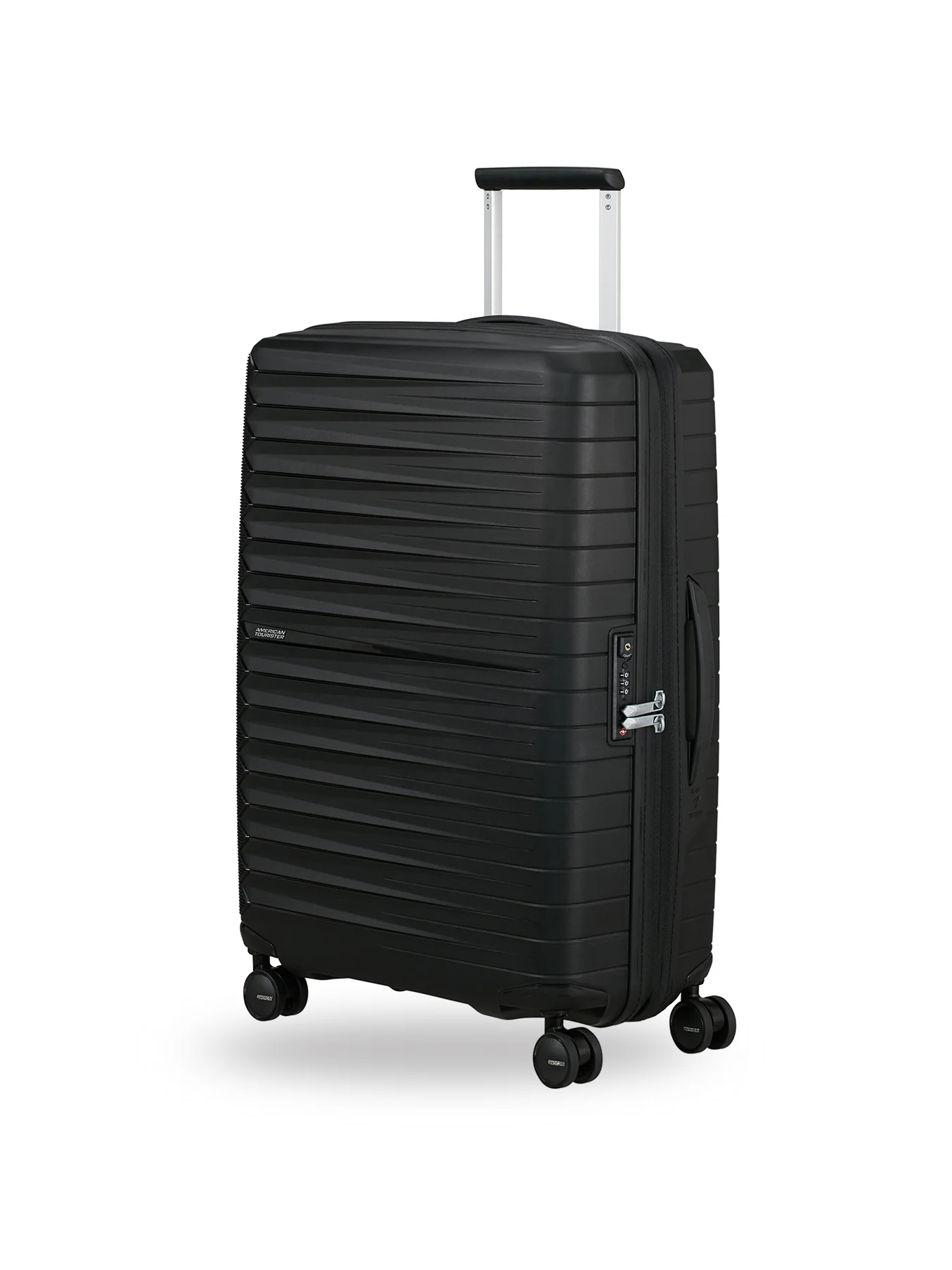 Medium Spinner Suitcase Flash 68cm Black