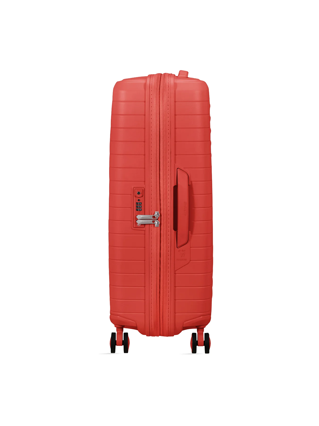 Medium Spinner Suitcase Sunset 68cm Coral - Image 4