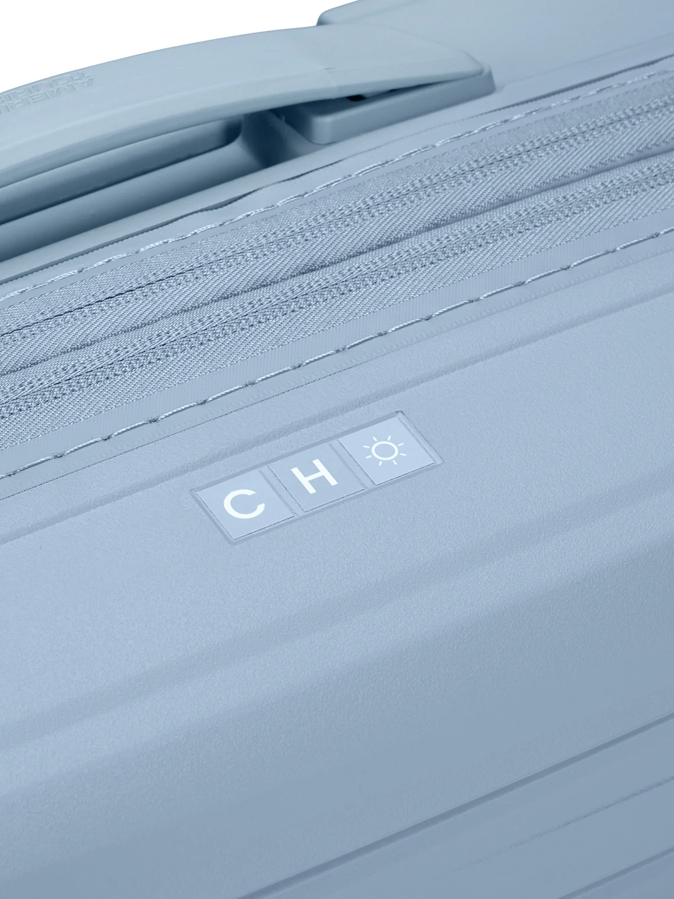 Large Spinner Suitcase Steel 70cm Blue - Image 4