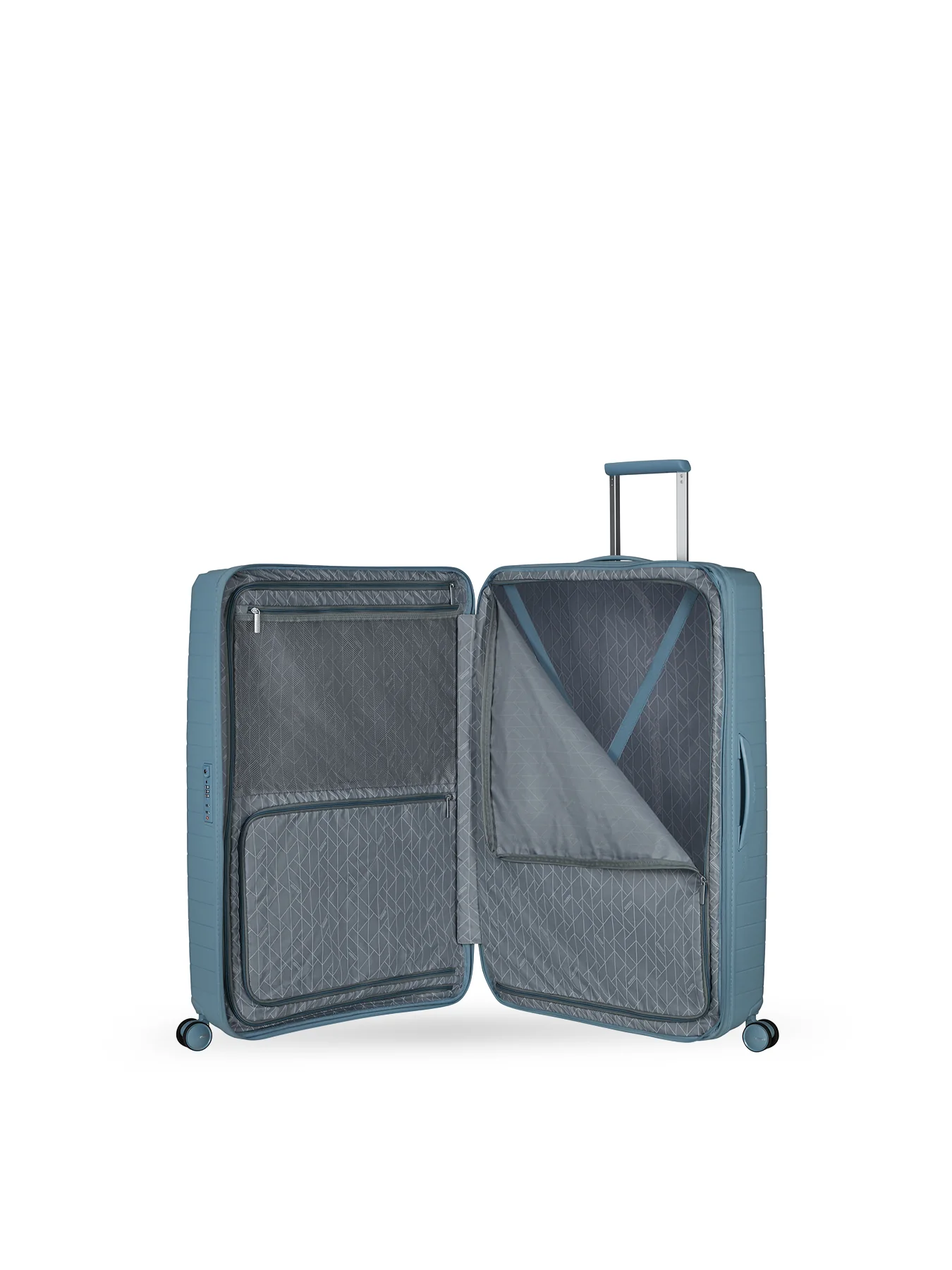 Fastforward Spinner Suitcase Steel 83cm Blue - Image 3
