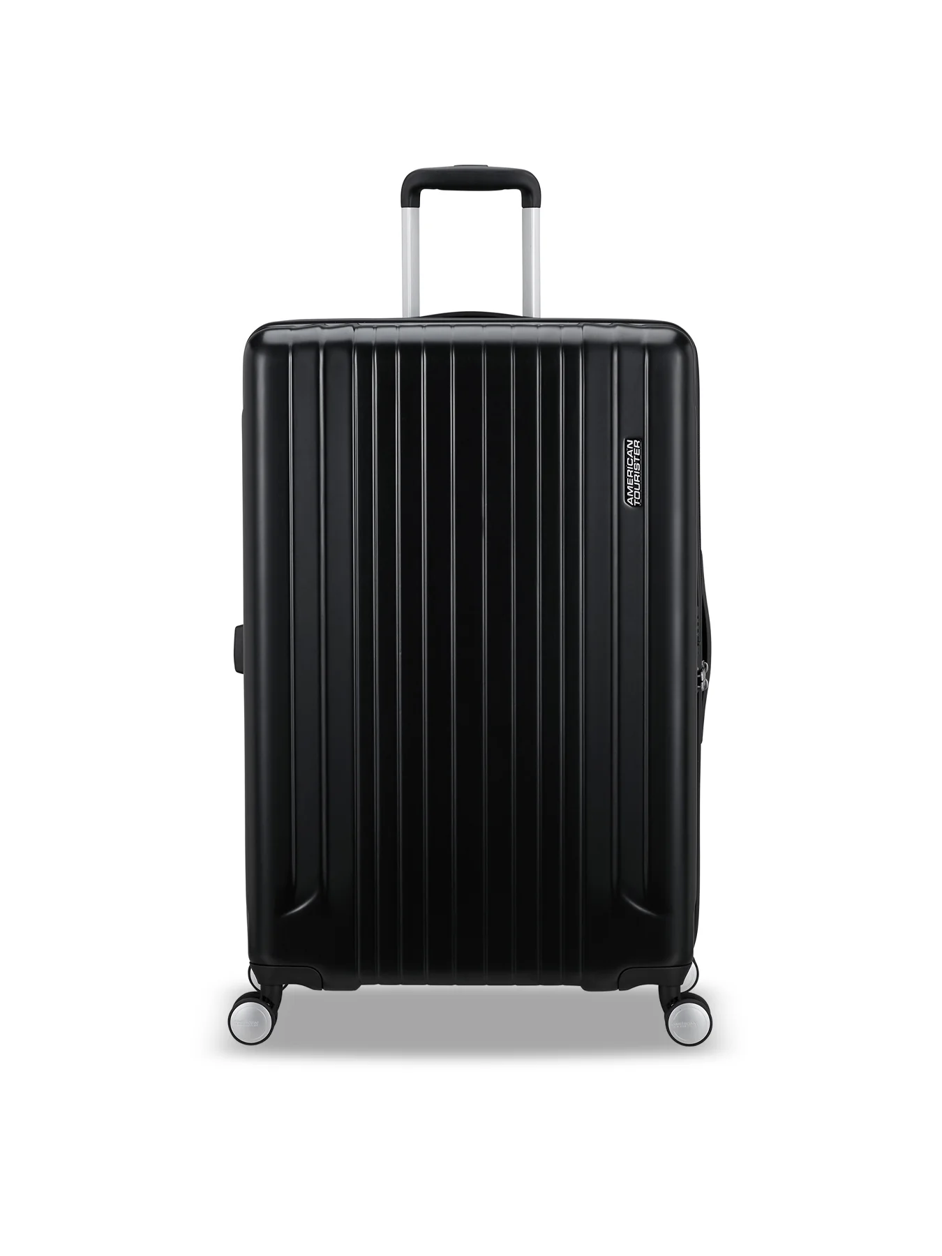 Skyrail Large Suitcase 77cm Expandable Spinner TSA Black