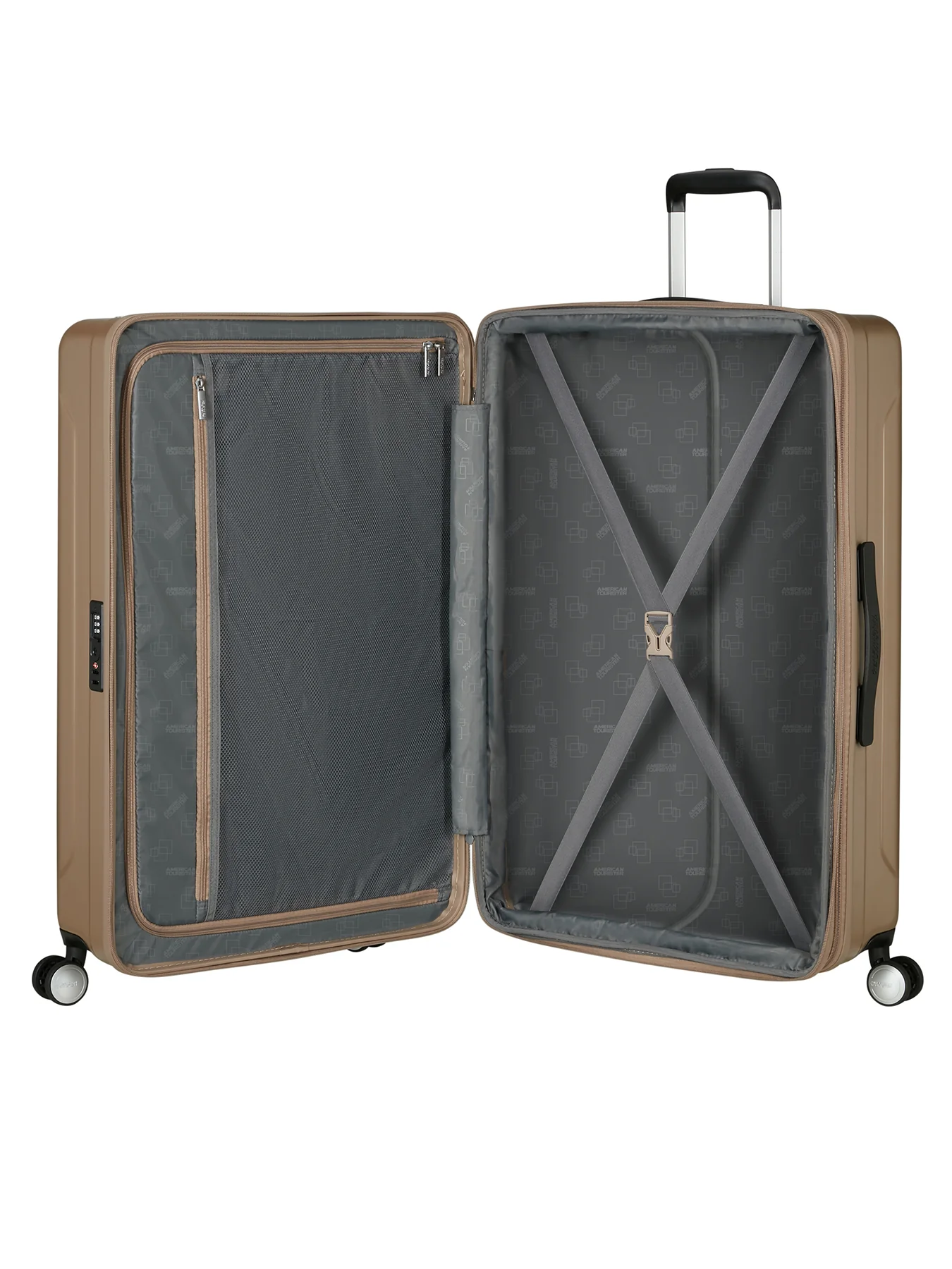Skyrail Large Suitcase 77cm Expandable Spinner TSA Neutral - Image 3