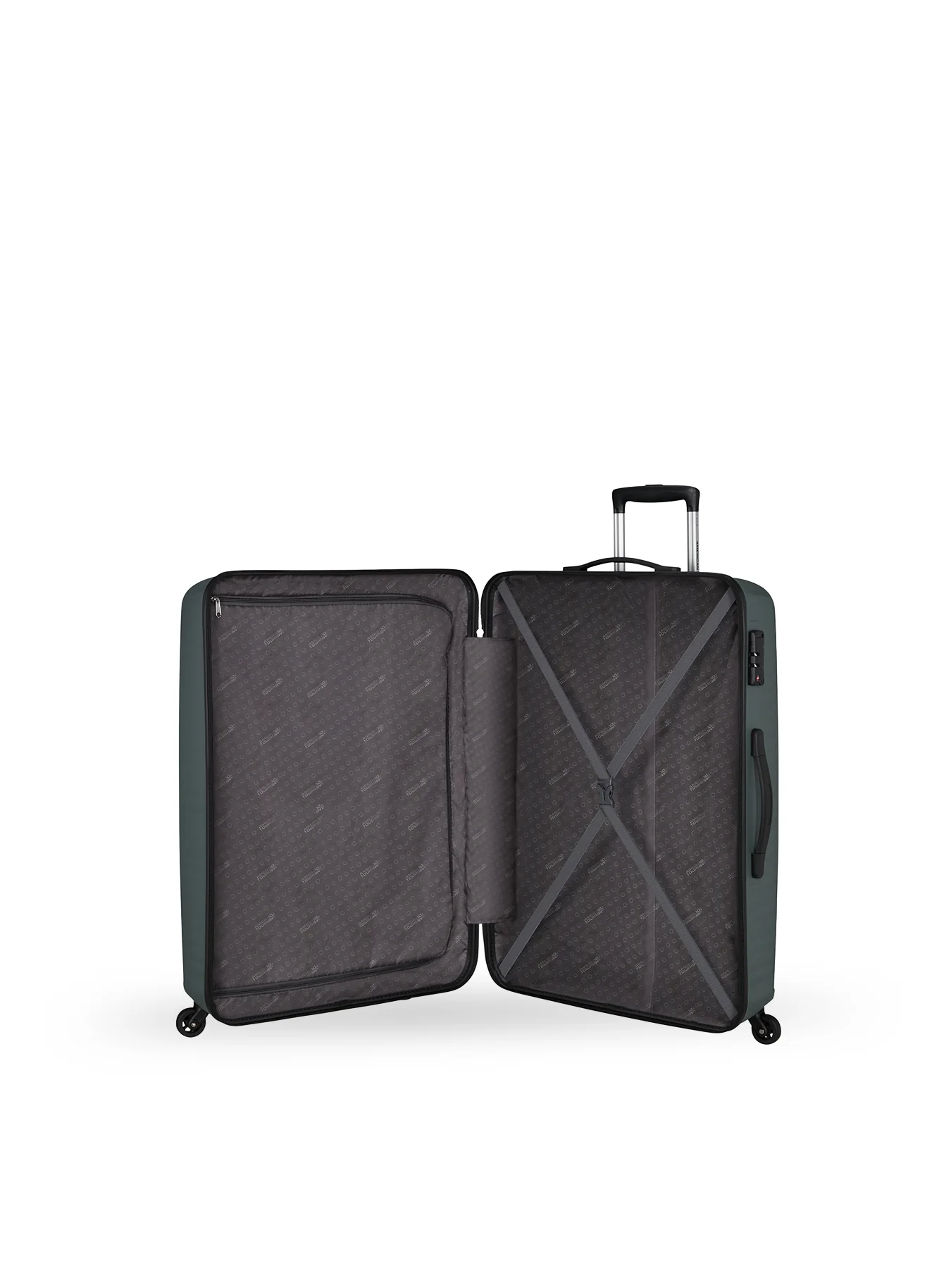 Large Spinner Suitcase Black - Image 2