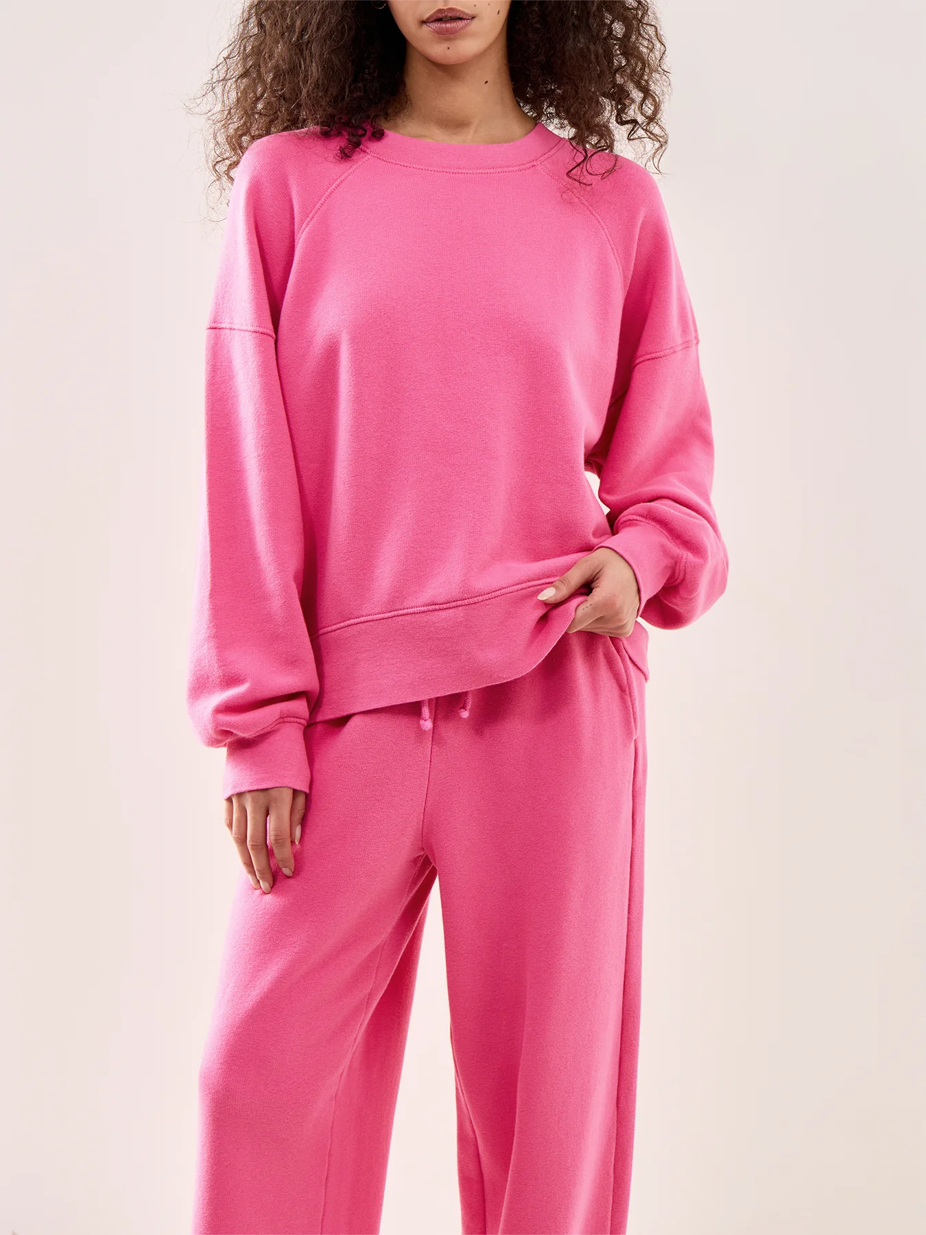 Atubay Relaxed Sweatshirt Pink - Image 4