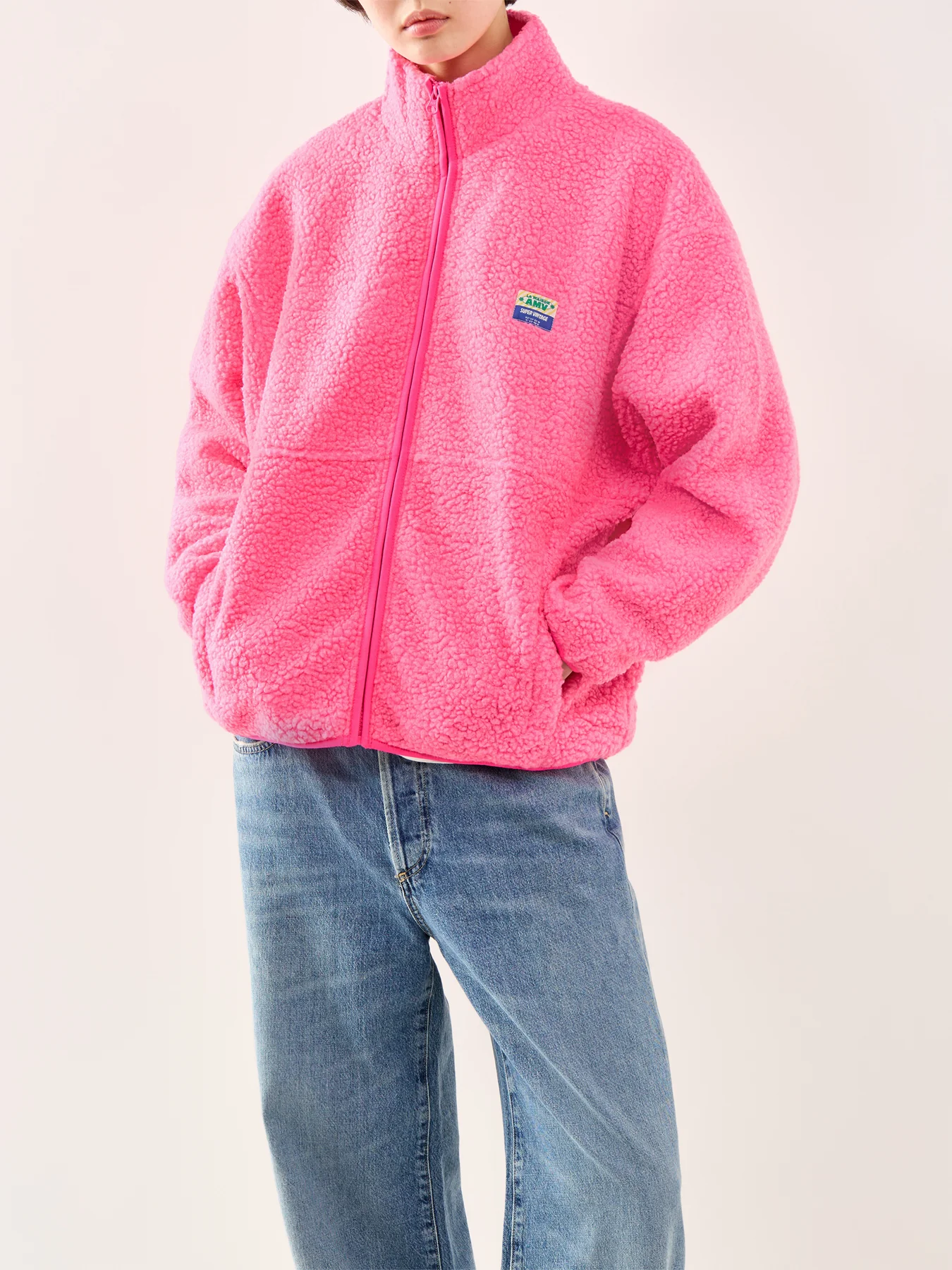 Hoktown Wool Jacket Pink - Image 4