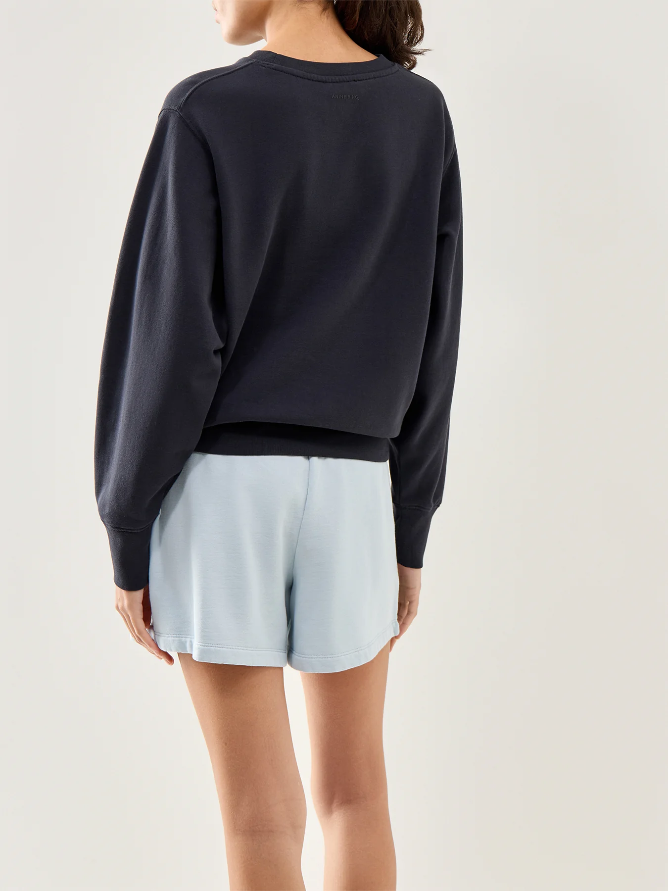 Harry Shrunken Logo Sweatshirt Black - Image 5