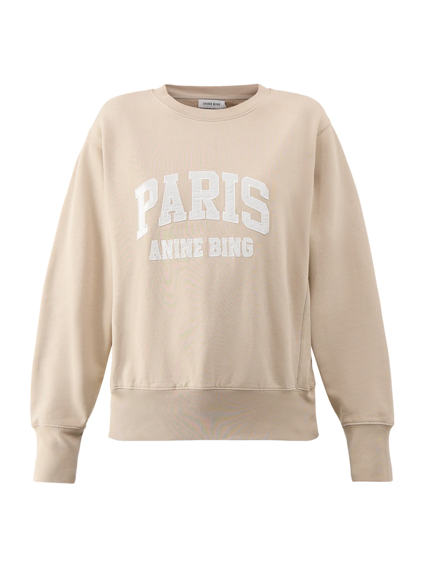 Harry Shrunken Sweatshirt Paris Beige