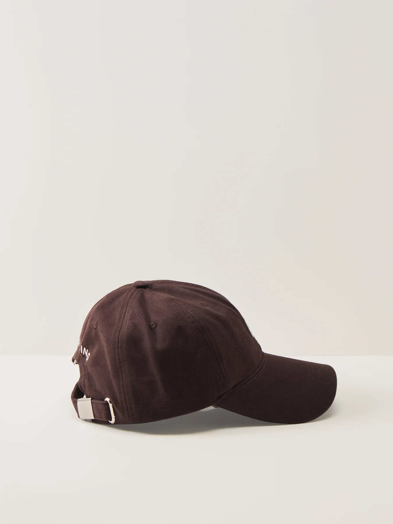 Anine Bing Jeremy Baseball Cap Dark Brown - Image 2