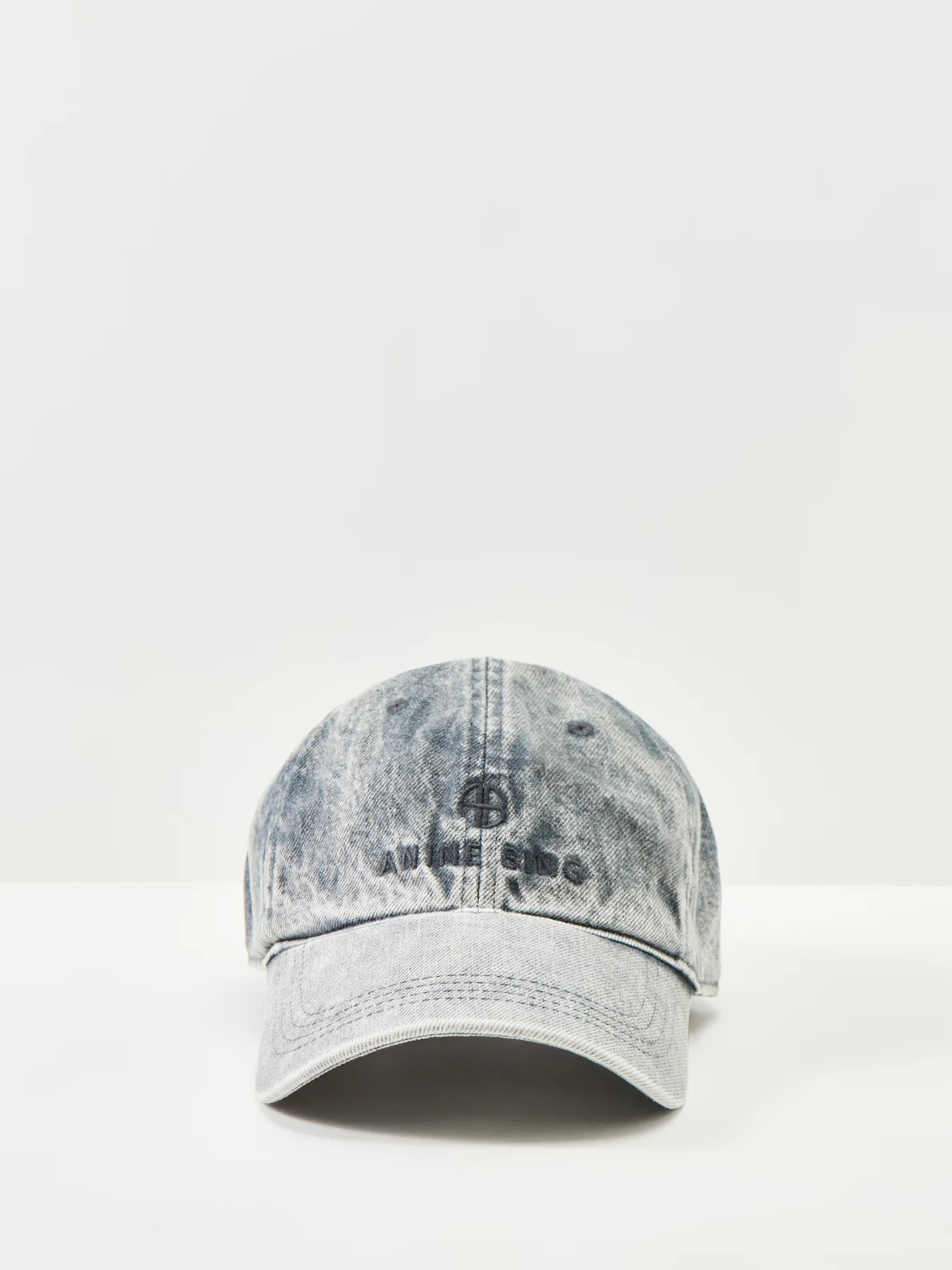 Leopard Print Baseball Cap Grey - Image 4