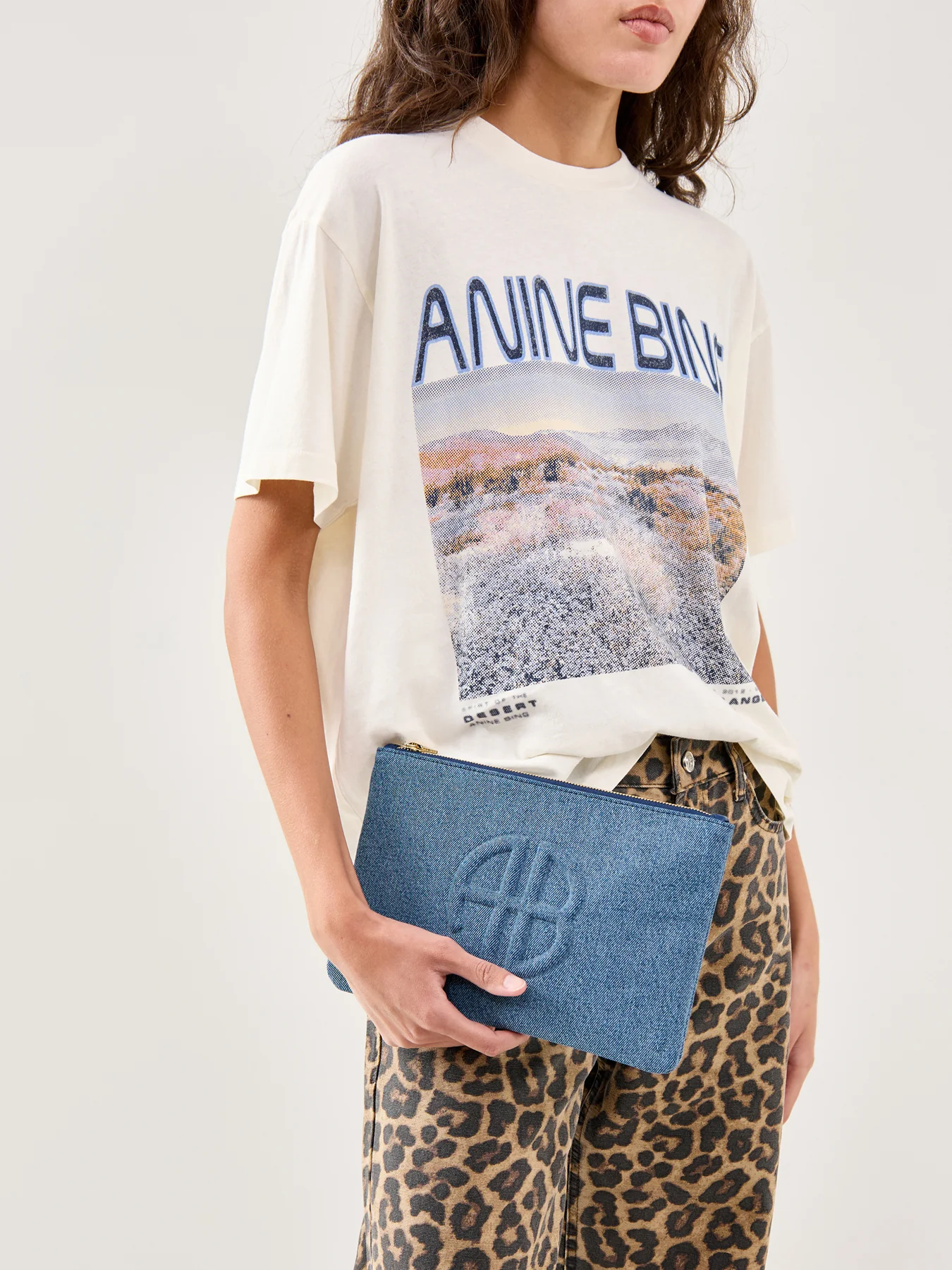 Lili Cotton Pouch Blue - Image 2
