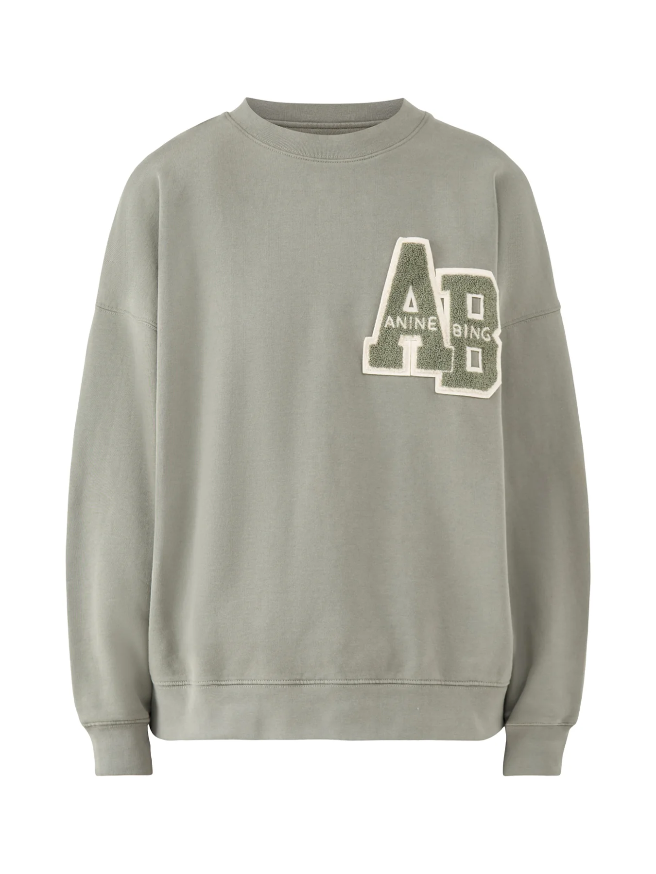 Miles Letterman Sweatshirt Grey