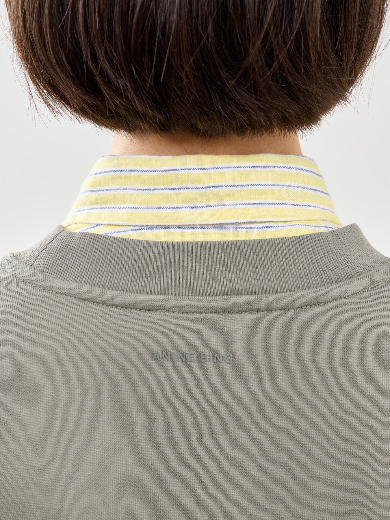 Miles Letterman Sweatshirt Grey - Image 3