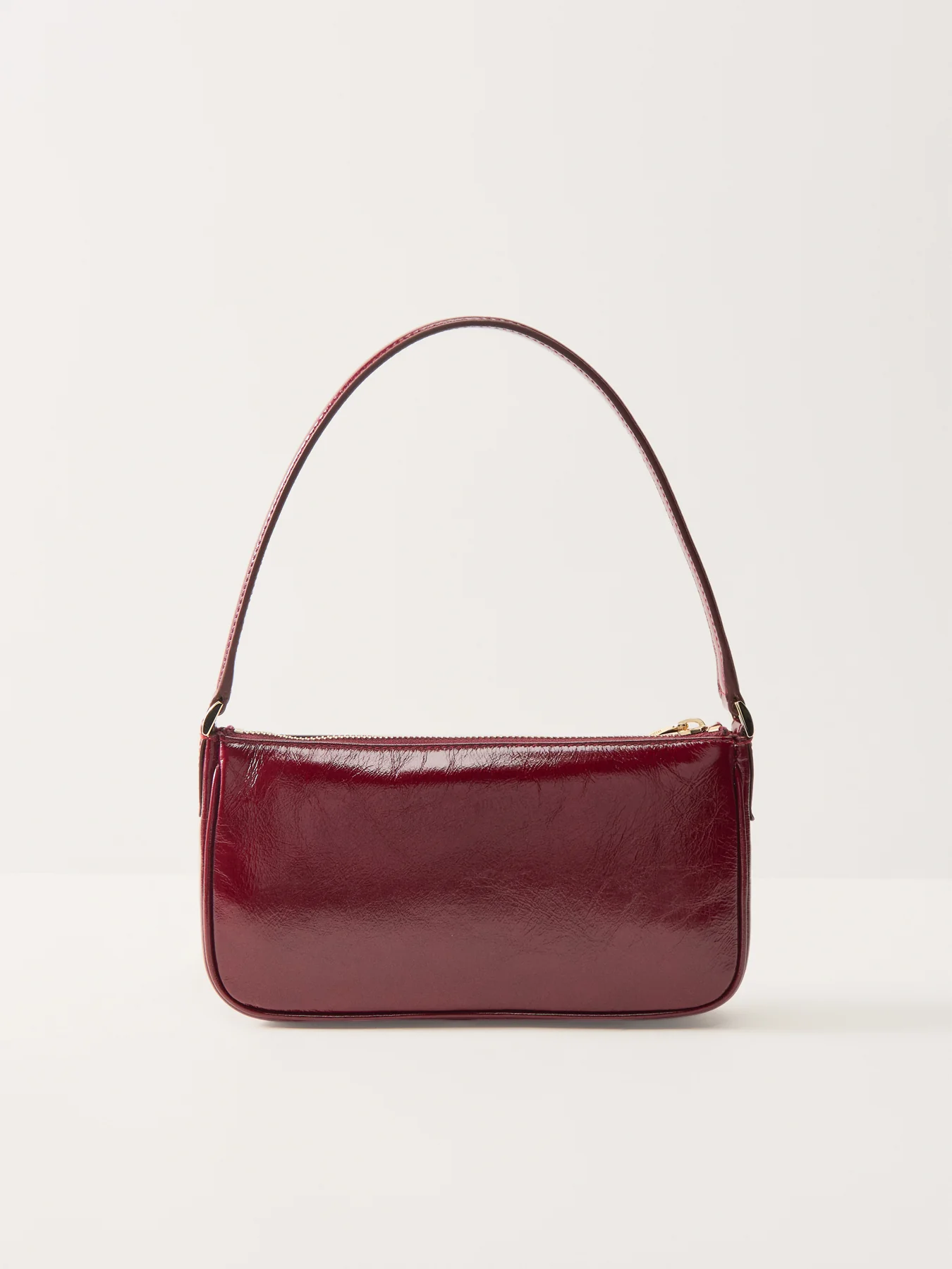 Mini Elly Patent Bag Burgundy - Image 3