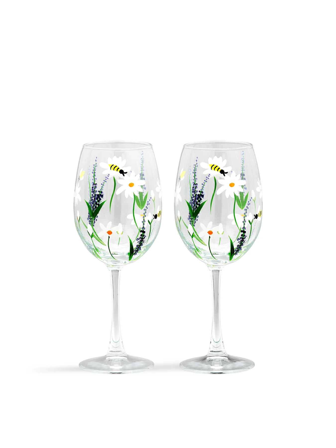 Springtime Toast Wine Glass Set of 2 - Image 4