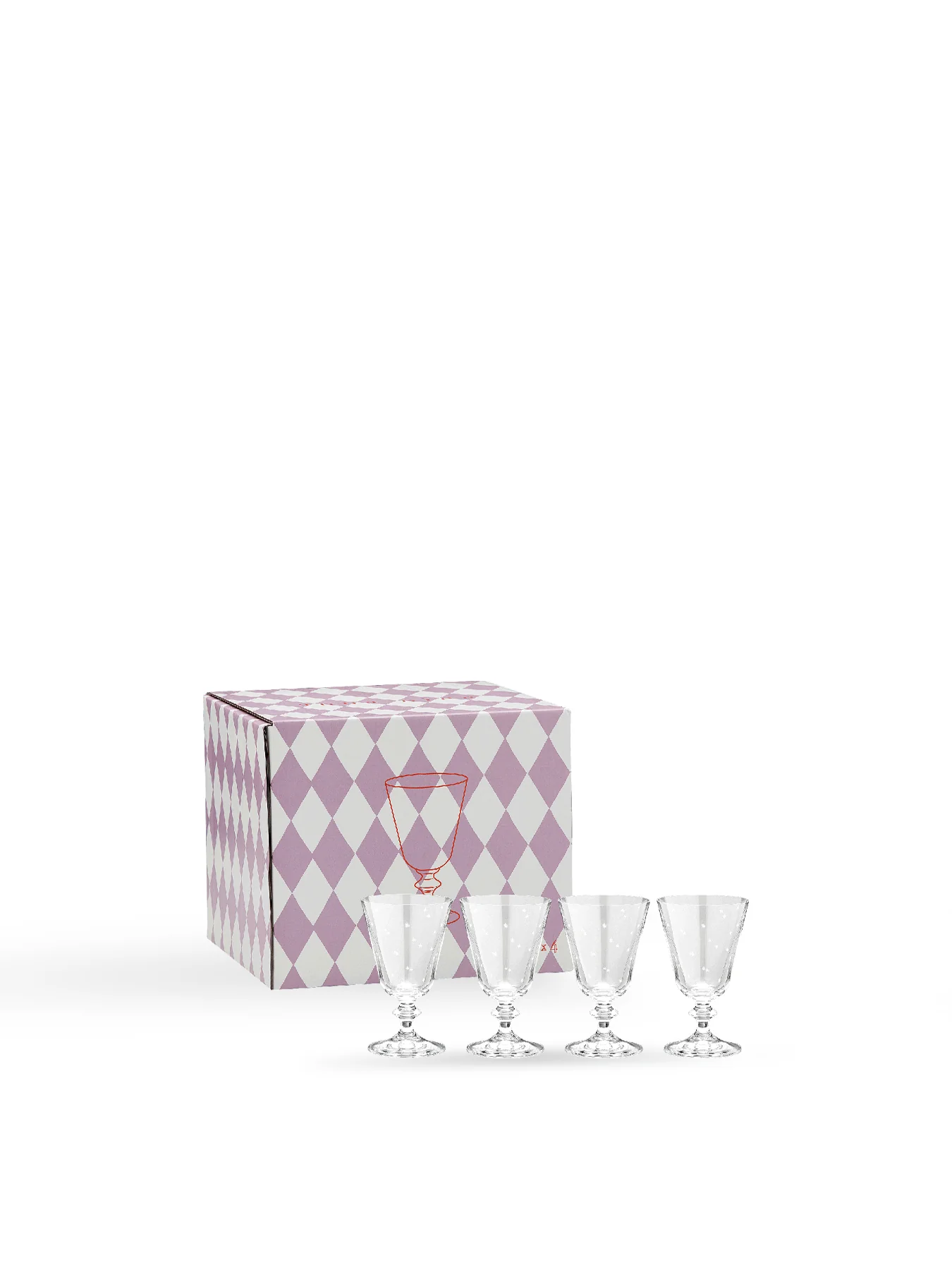 Starry Eve Short Wine Glass Set (4) - Image 3
