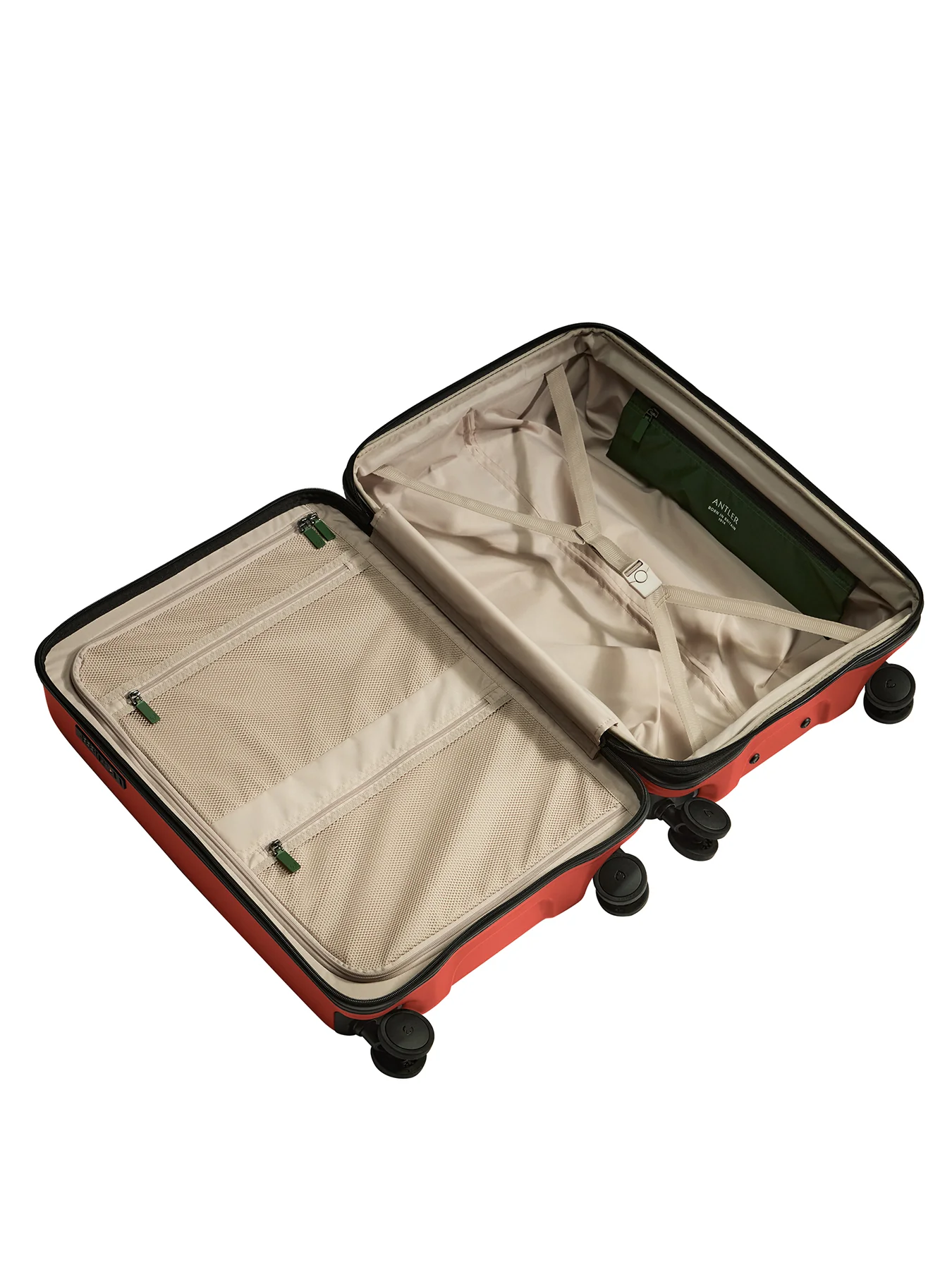 Icon Stripe Medium Expandable Suitcase Red 68cm - Image 4