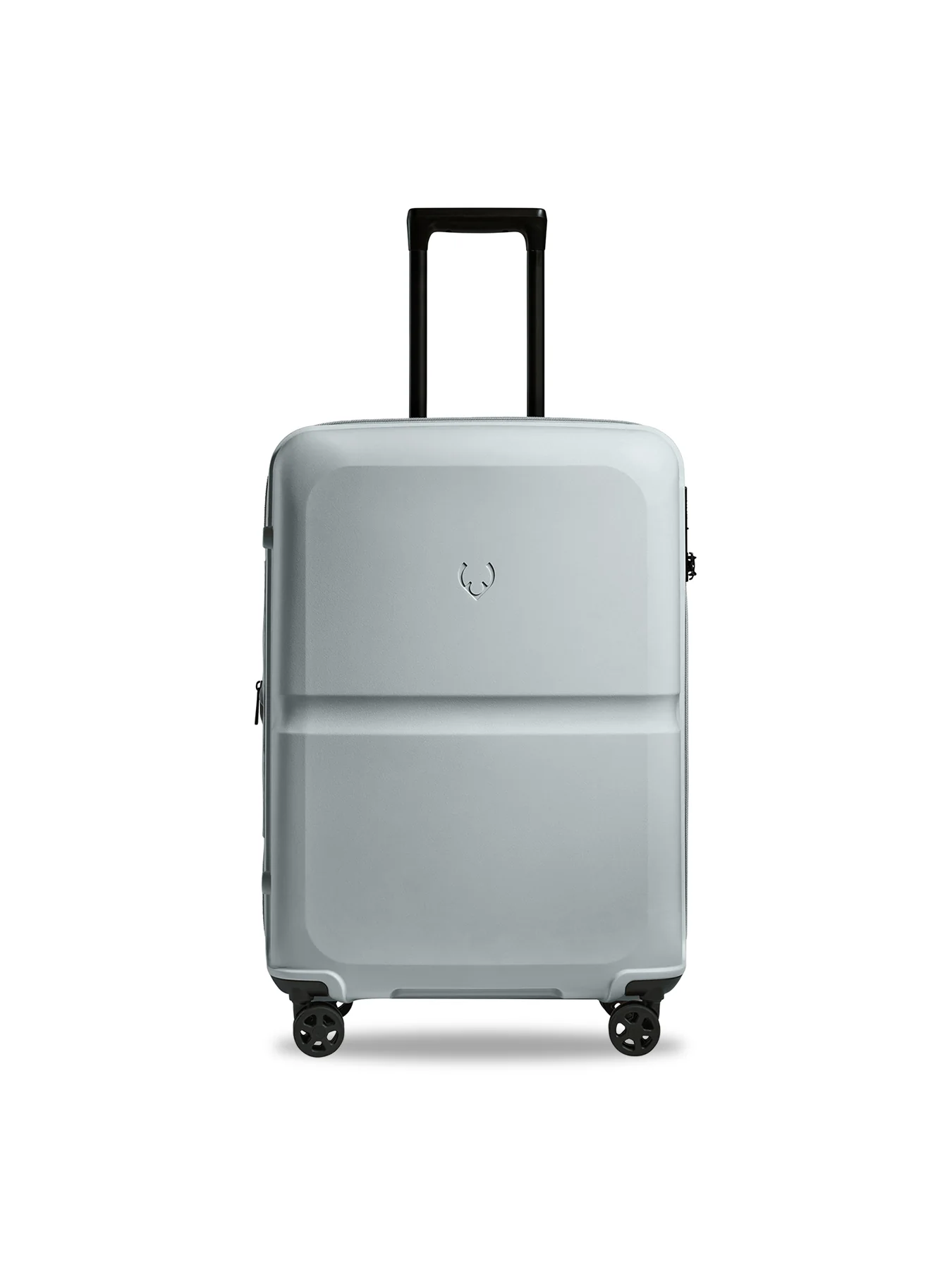 Single Stripe Medium Expandable Suitcase Blue 68cm