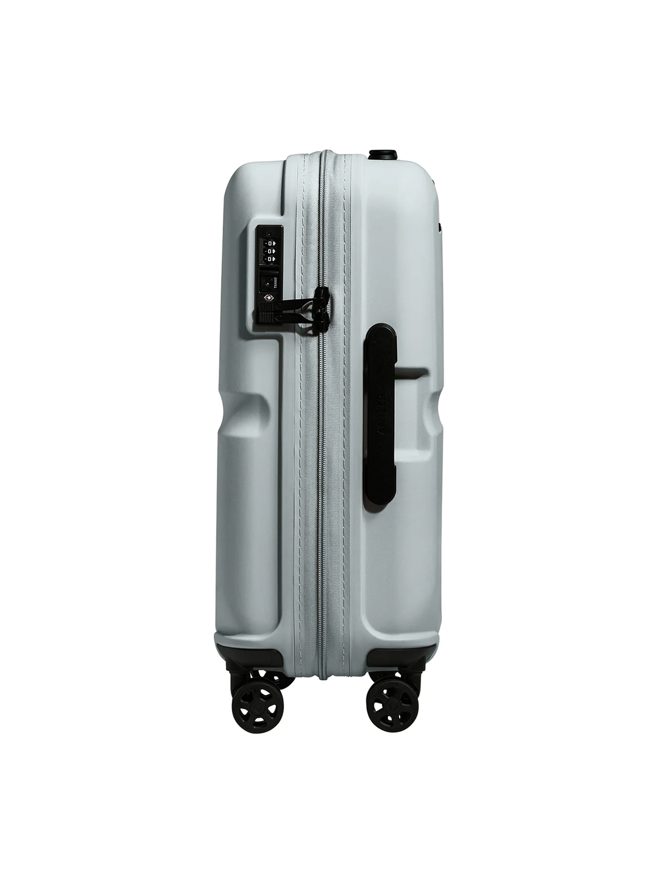 Single Stripe Cabin Suitcase Blue 55cm - Image 3