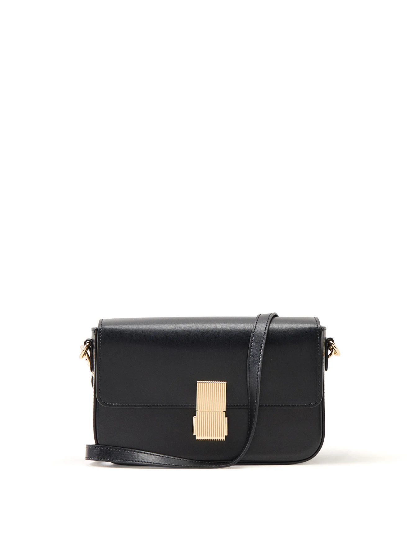 Flora Leather Bag Black