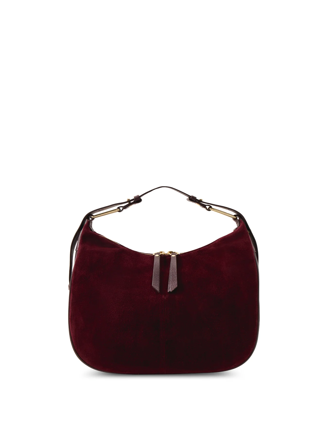 Charlie Suede Bag Burgundy