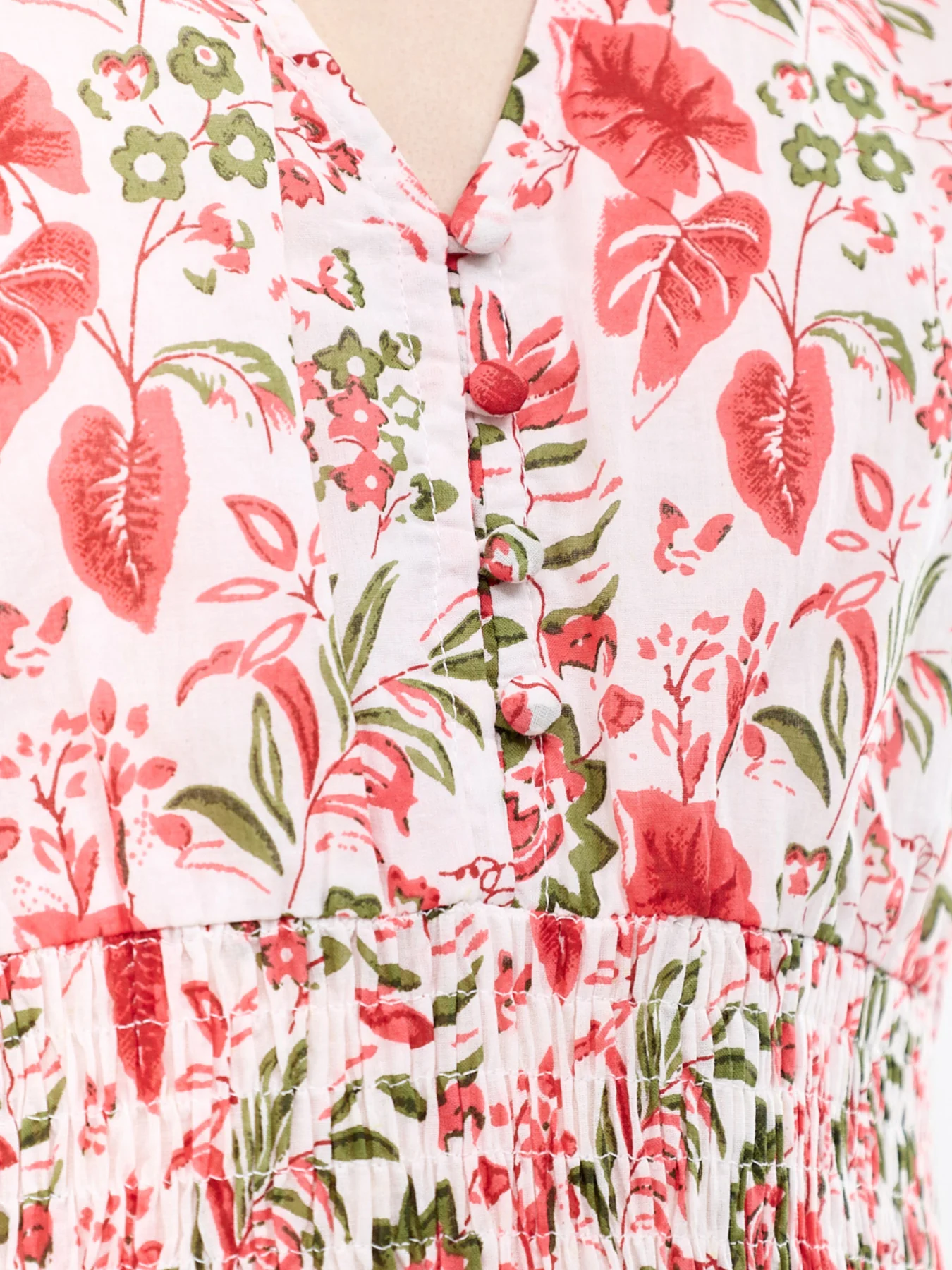 Billie Floral Midi Dress Multi - Image 3