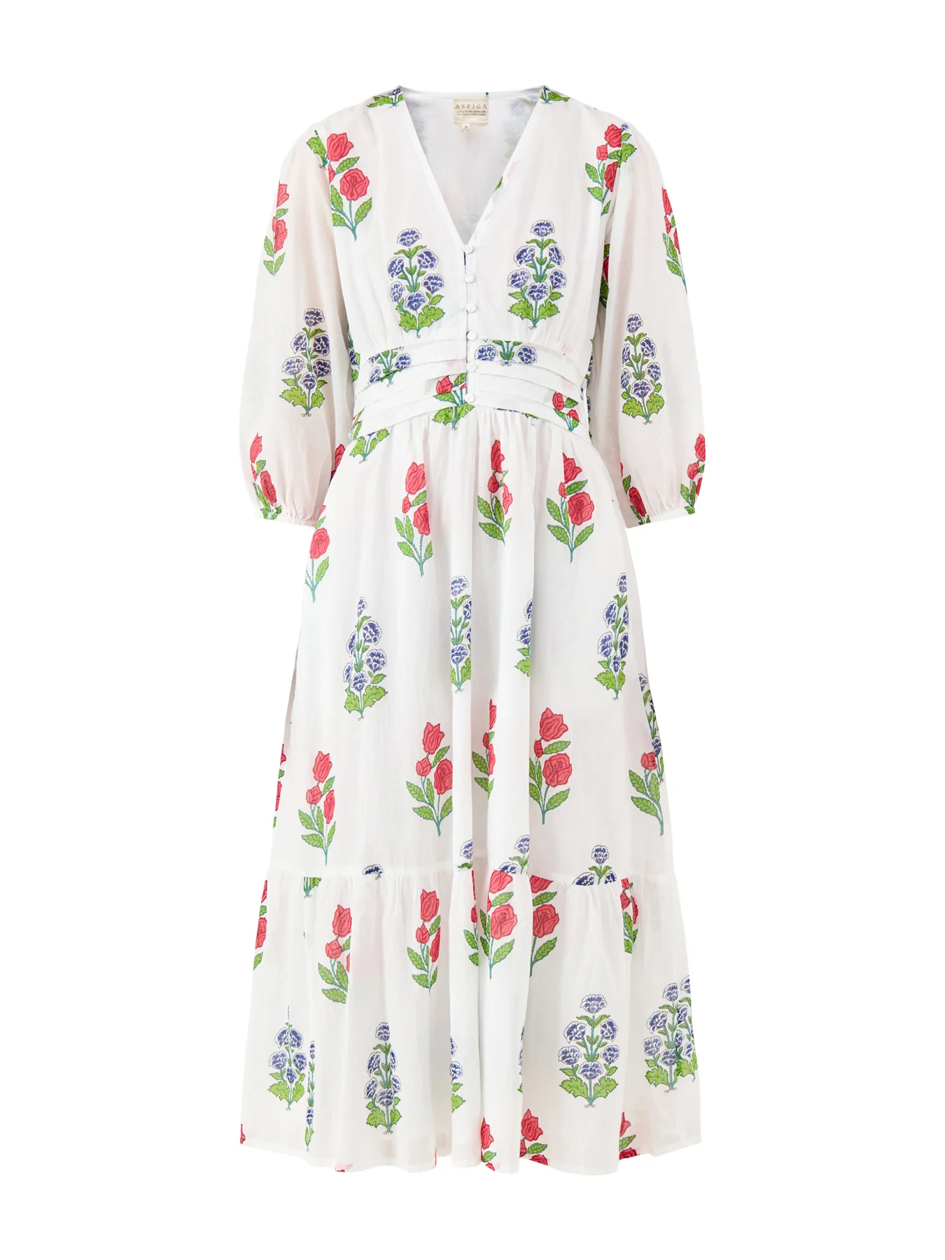 Jyoti Organic Cotton Midi Dress