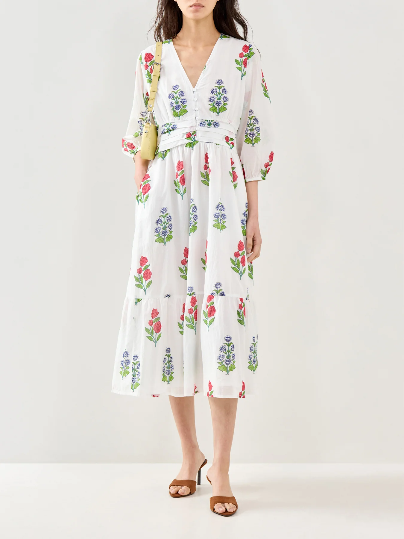 Jyoti Organic Cotton Midi Dress - Image 2
