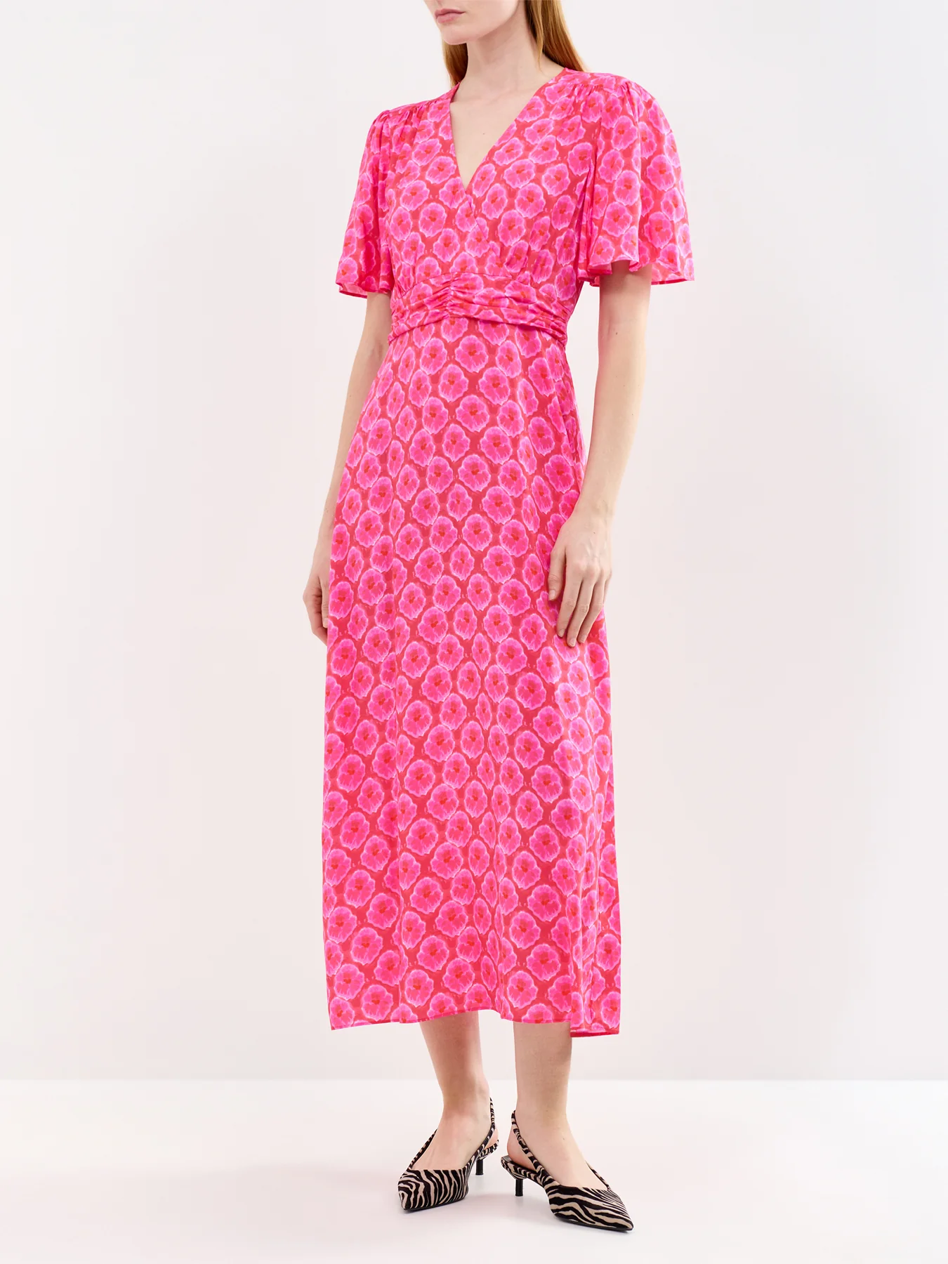 Mimi EcoVero Maxi Dress Pink - Image 4
