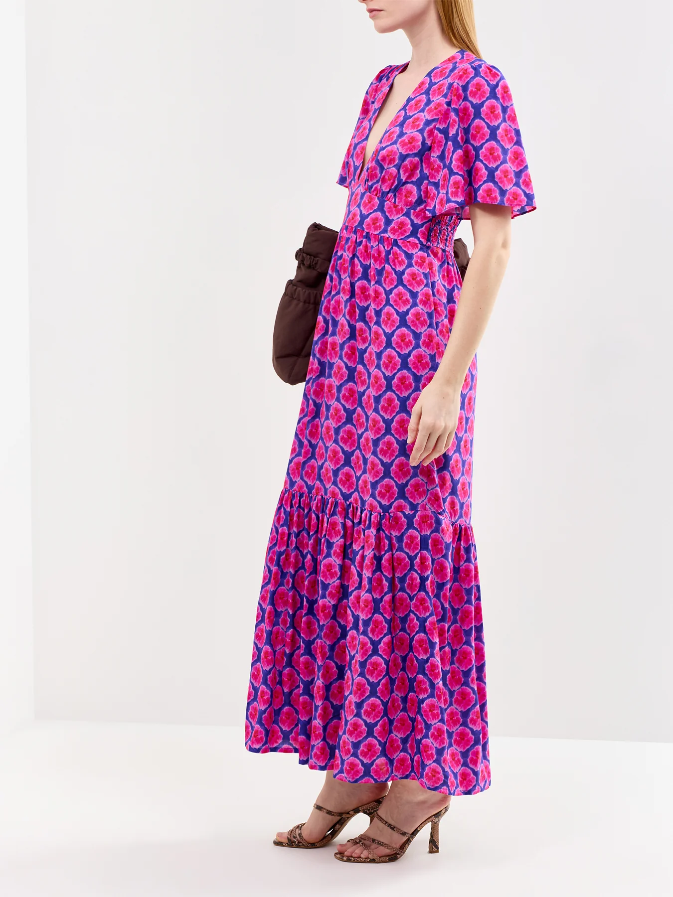 Sylvie EcoVero Maxi Dress Pink - Image 4