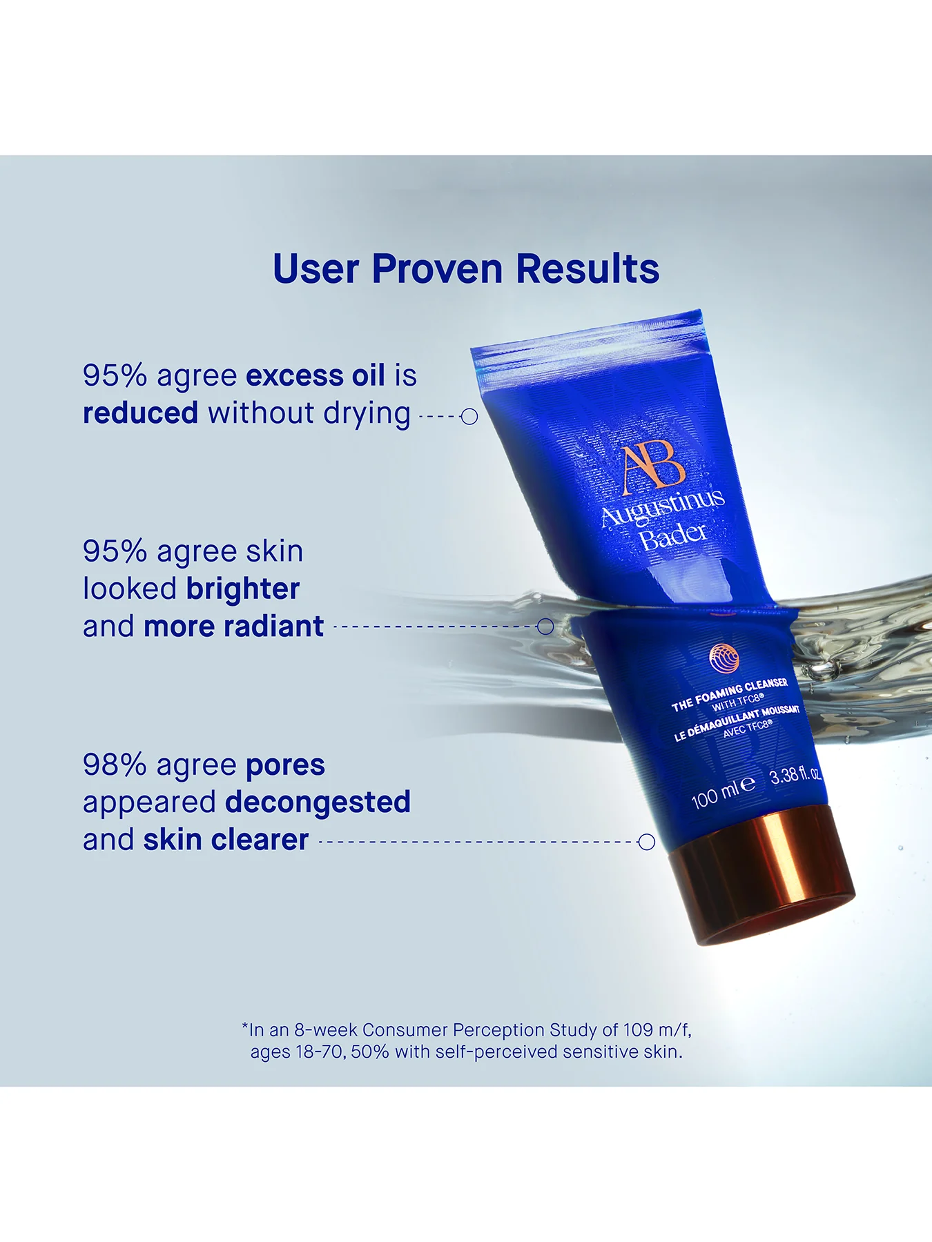 Foaming Cleanser for Purified and Balanced Skin 100ml - Image 3