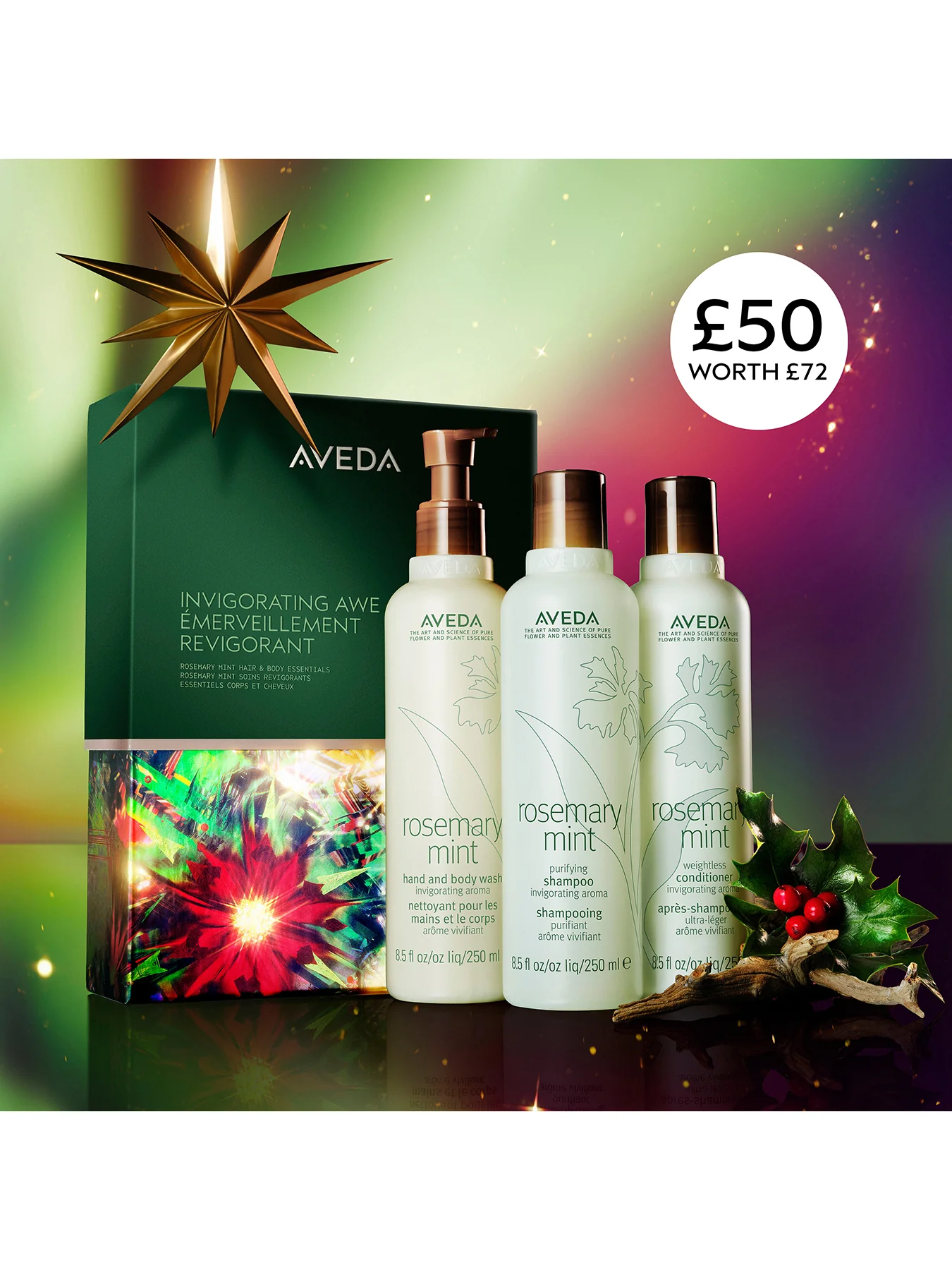 The Invigorating Awe Rosemary Mint Hair and Body Essentials - Image 2