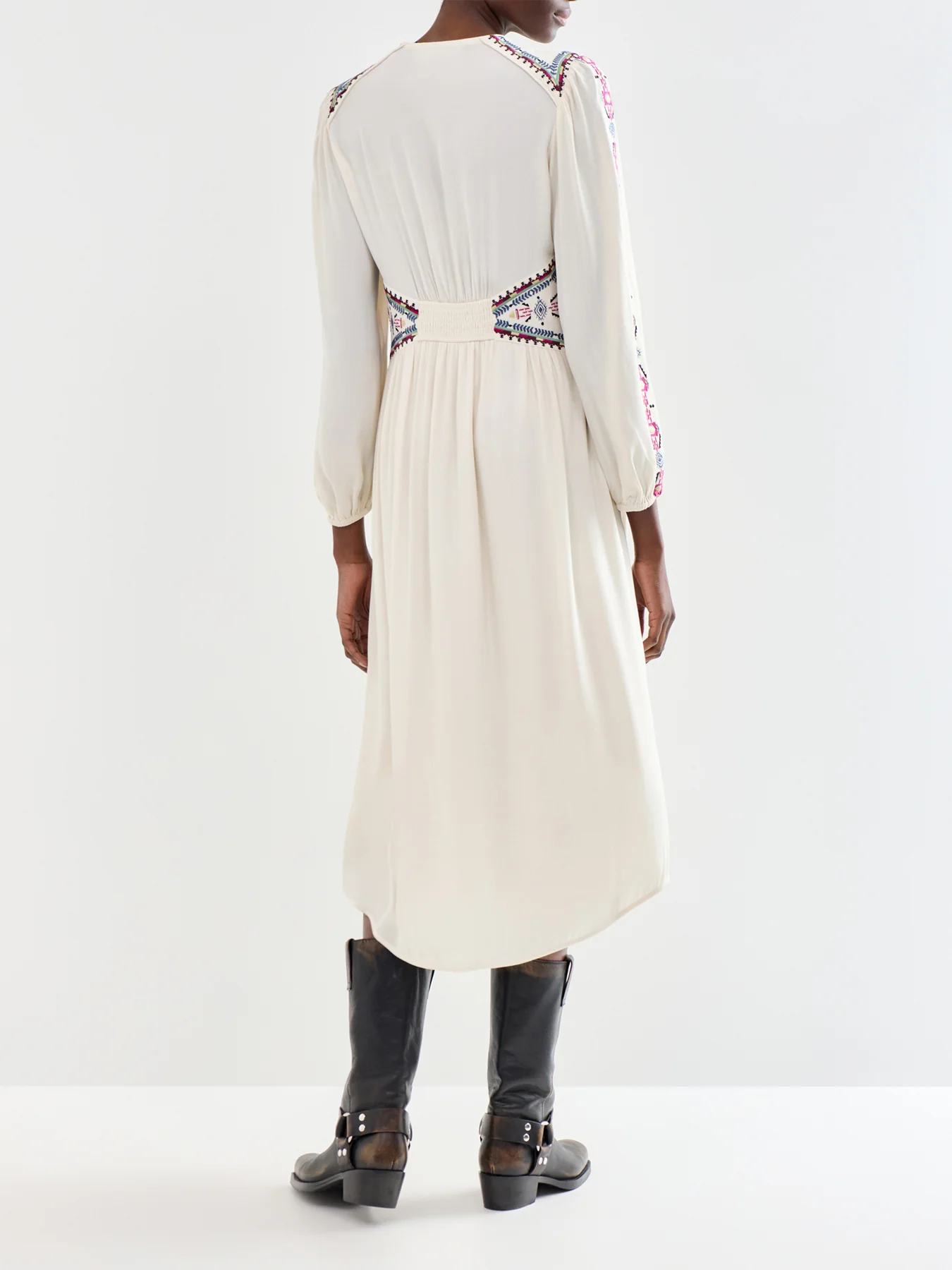 Tina Shirt Dress Cream - Image 5