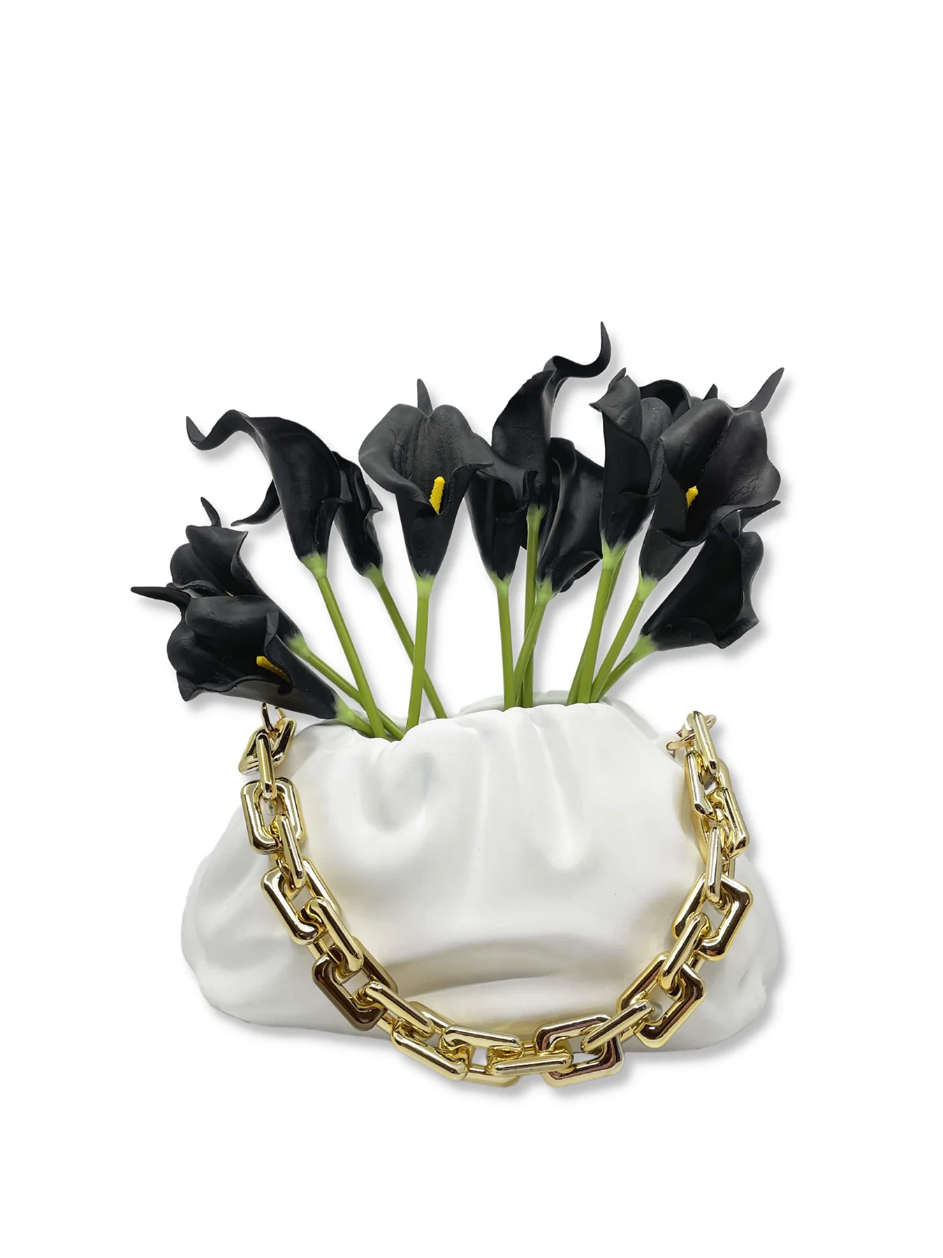 Flower Vase Gold Chain - Image 3