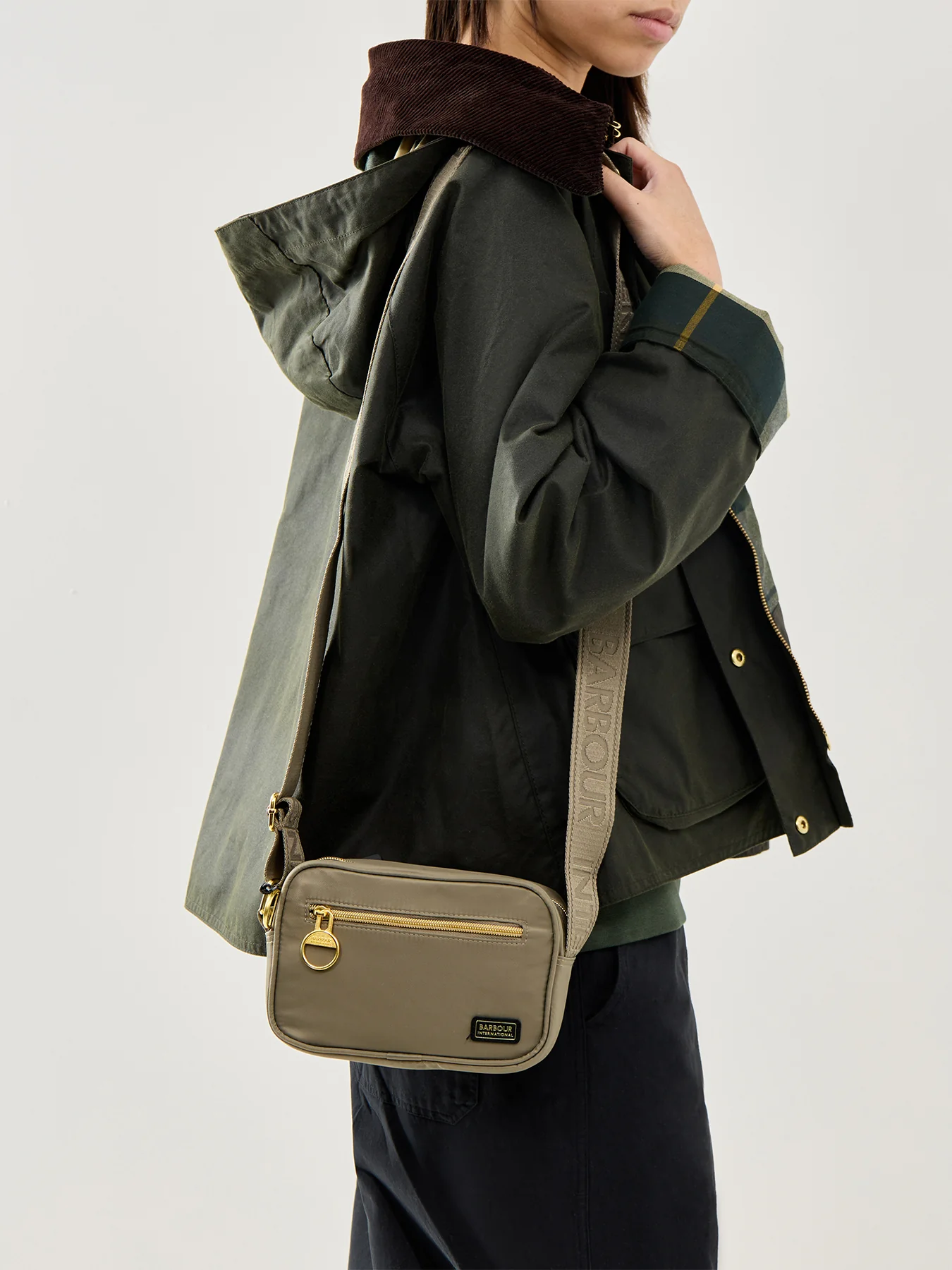 B.intl Qualify Micro Crossbody Bag Khaki - Image 2