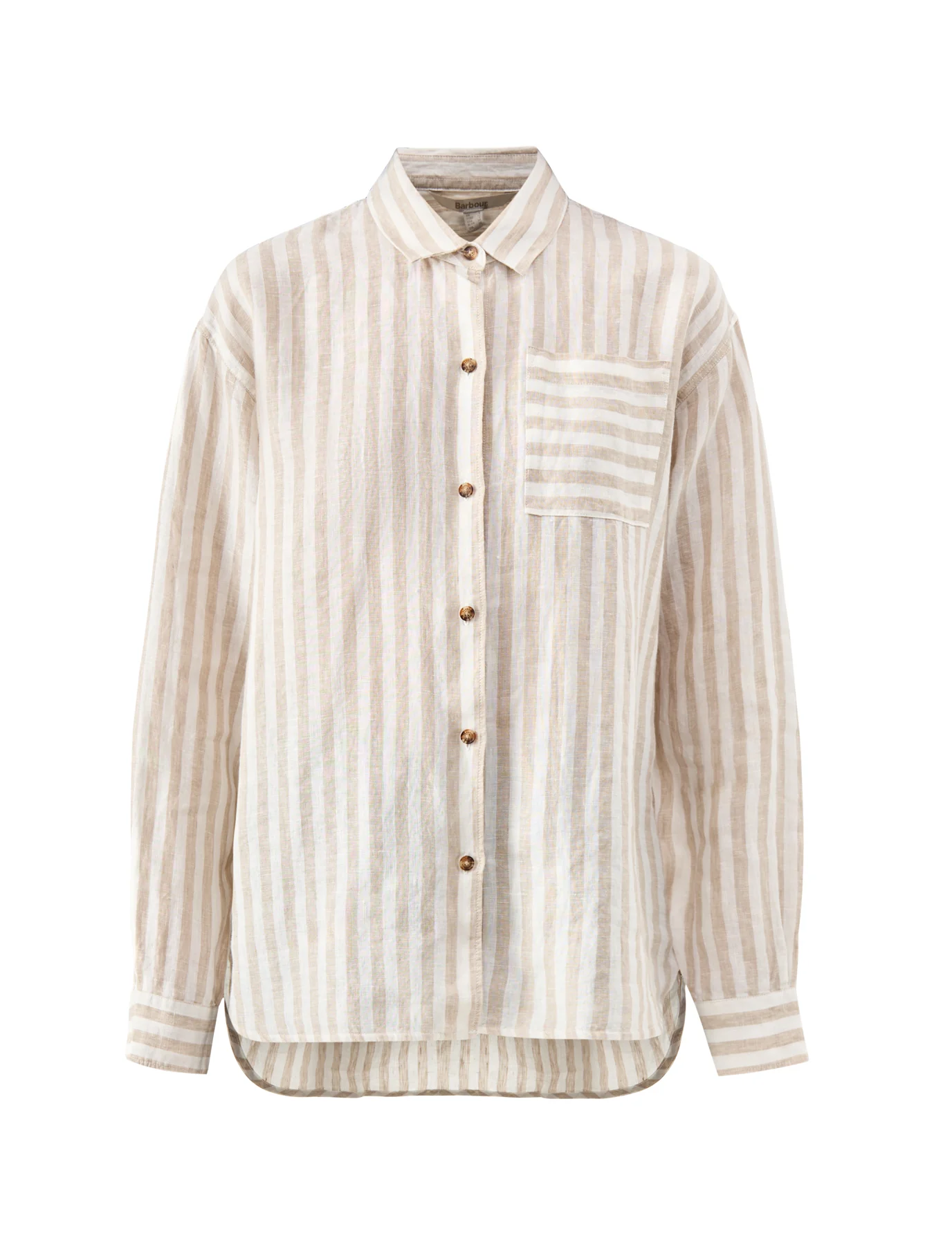 Annie Shirt Light Sand Stripe
