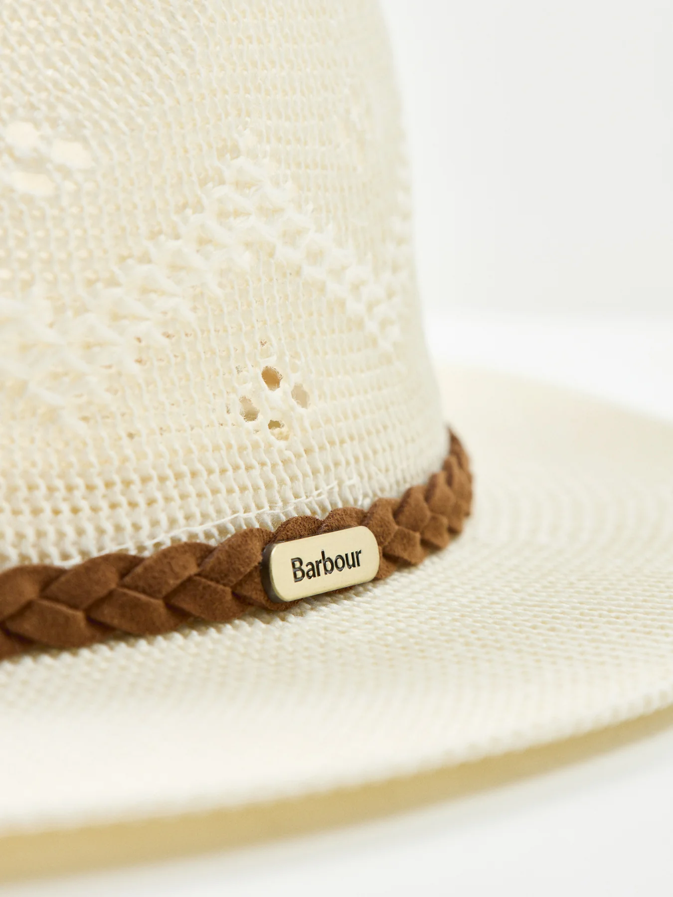 Flowerdale Fedora Summer Hat White - Image 3