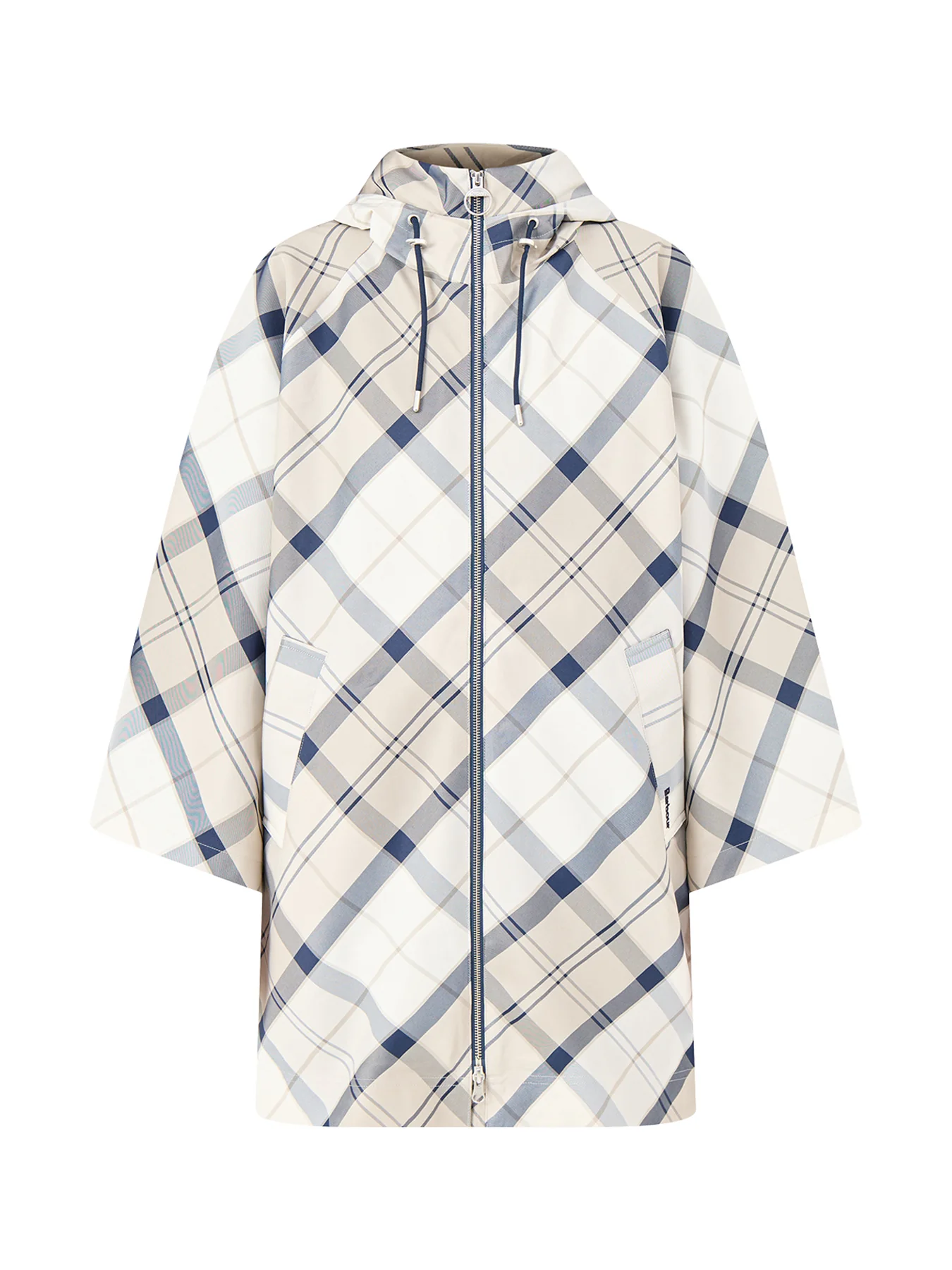 Kinsale Tartan Showerproof Cape Navy